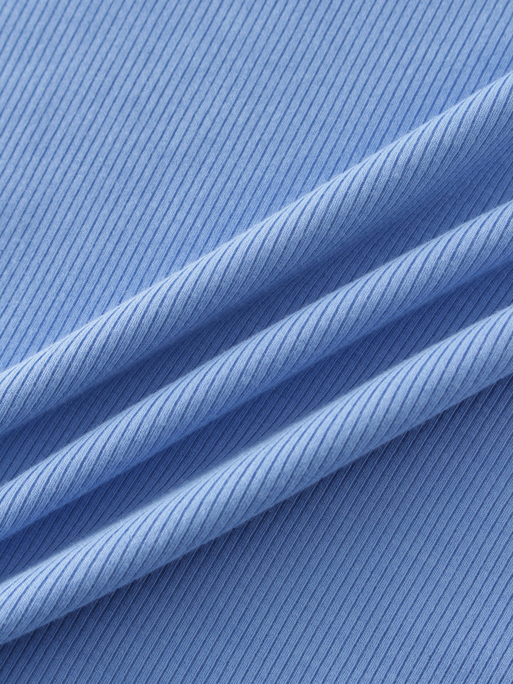 Crew Ribbed Dolman-Ocean Blue