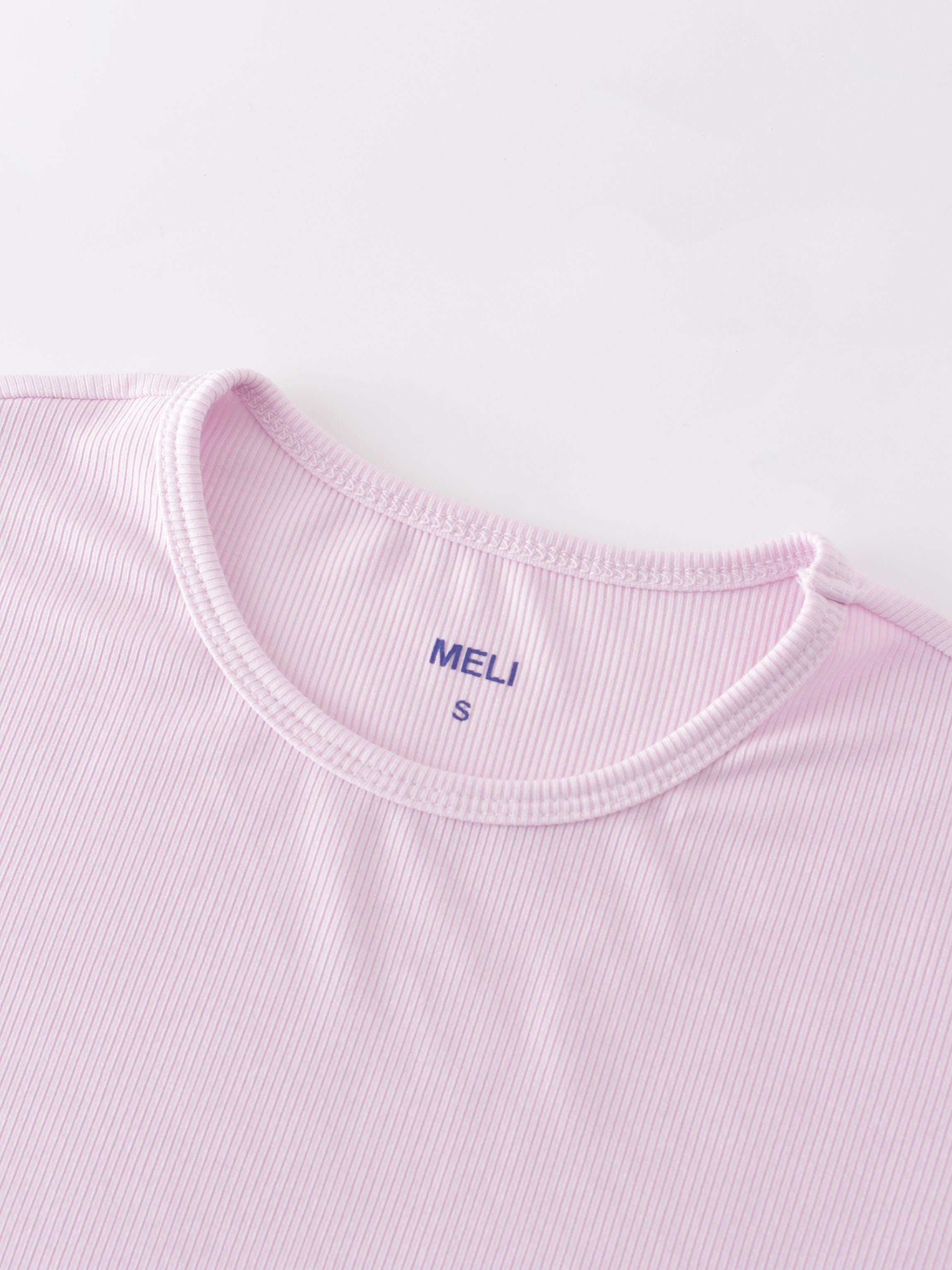 Crew Ribbed Dolman-Lavender