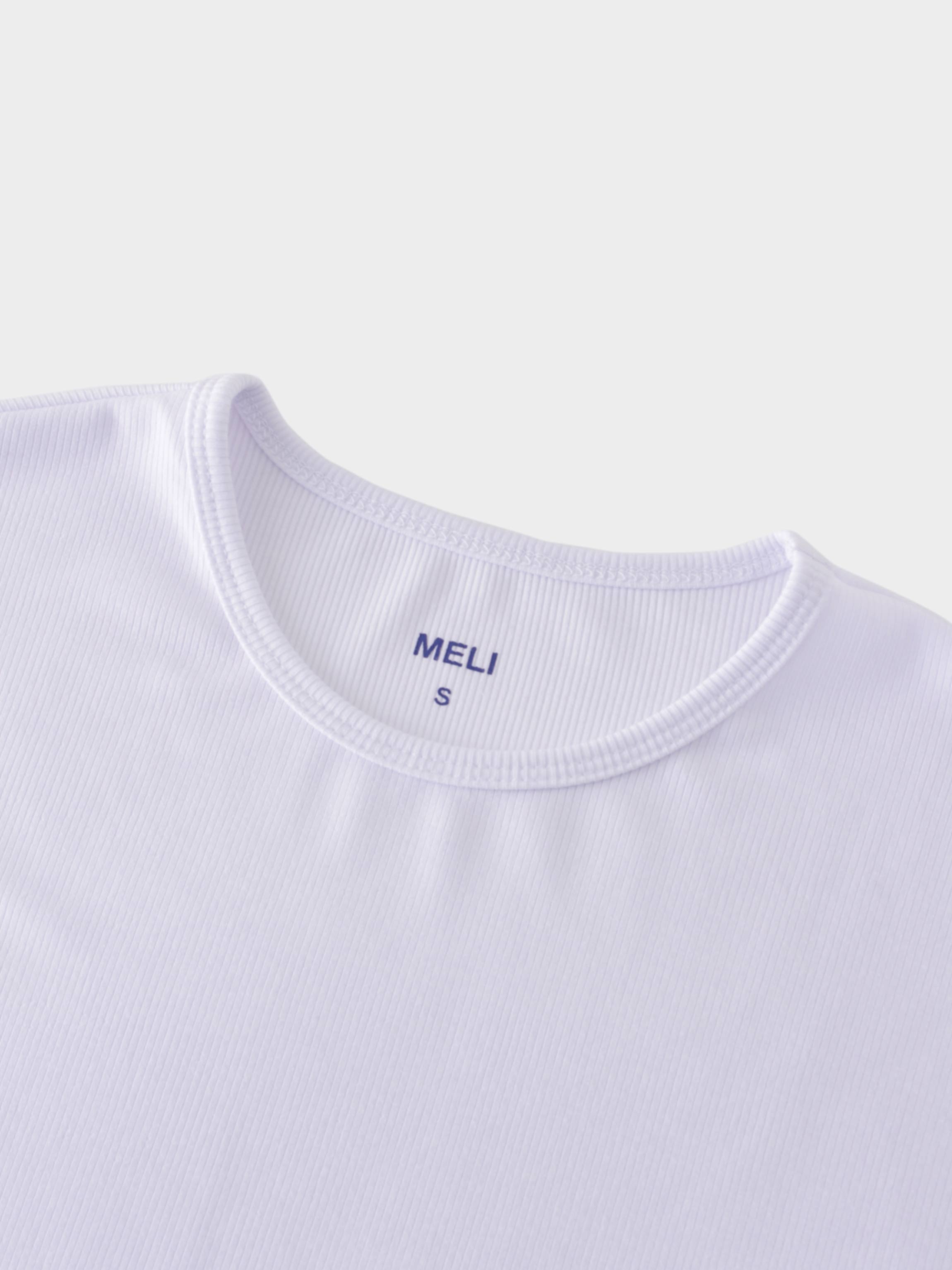 CREW RIBBED DOLMAN-WHITE