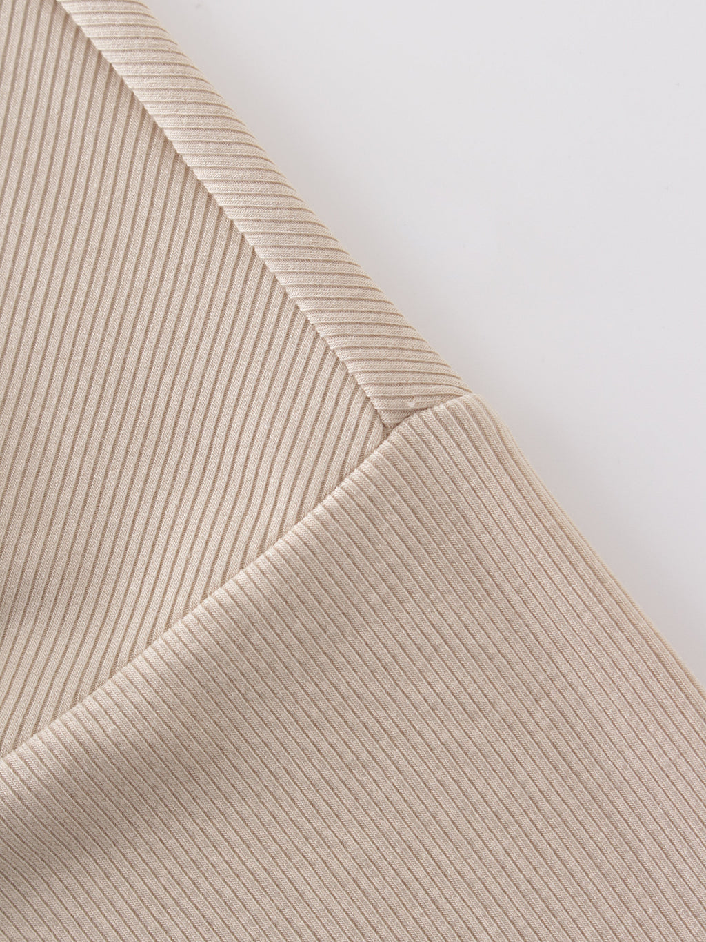 Crew Ribbed Dolman-Tan