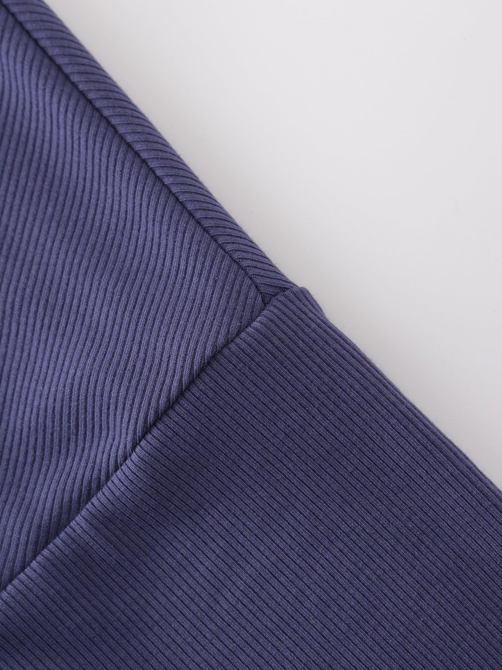 Crew Ribbed Dolman-Indigo Blue