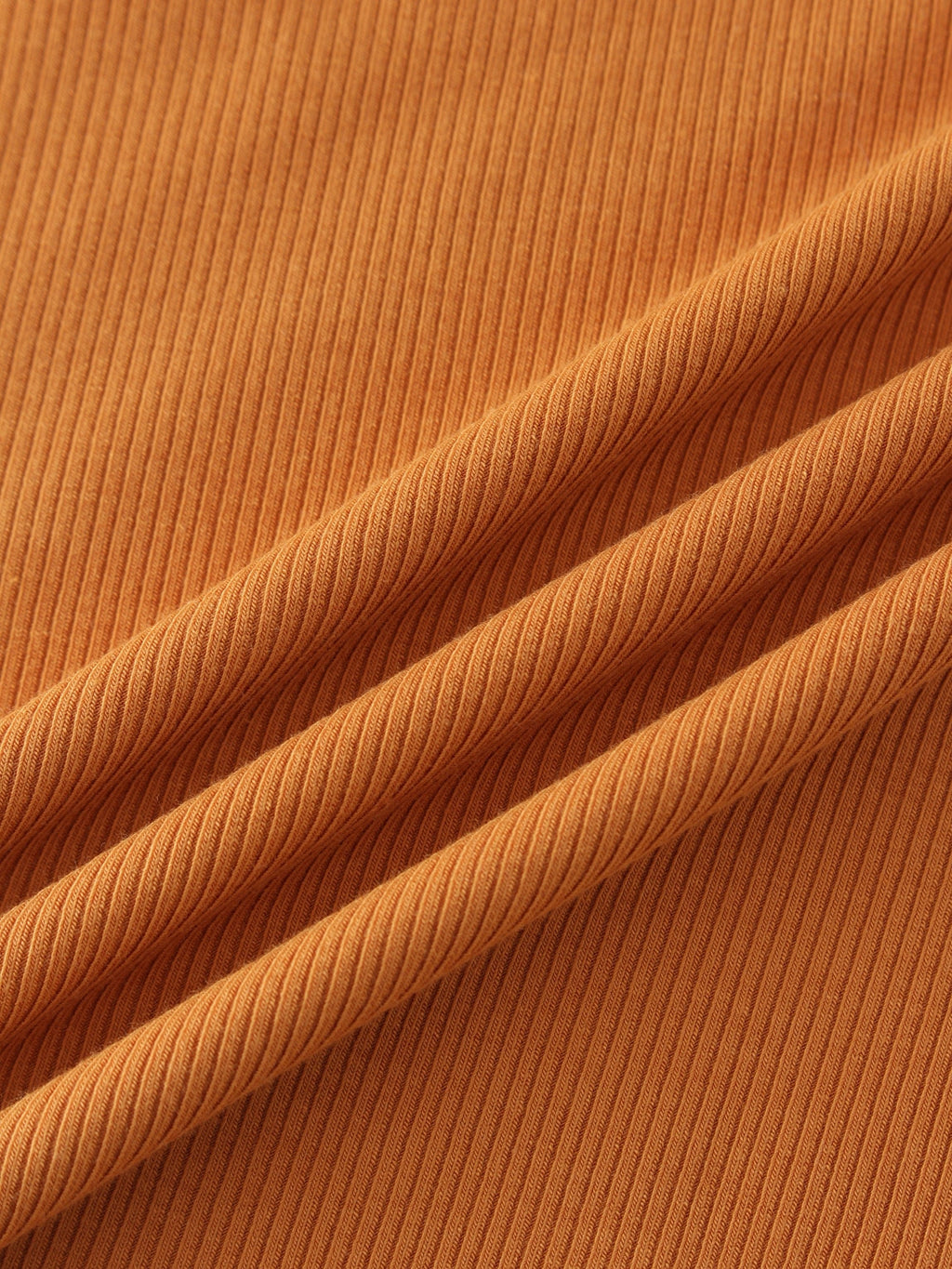 Crew Ribbed Dolman-Cognac