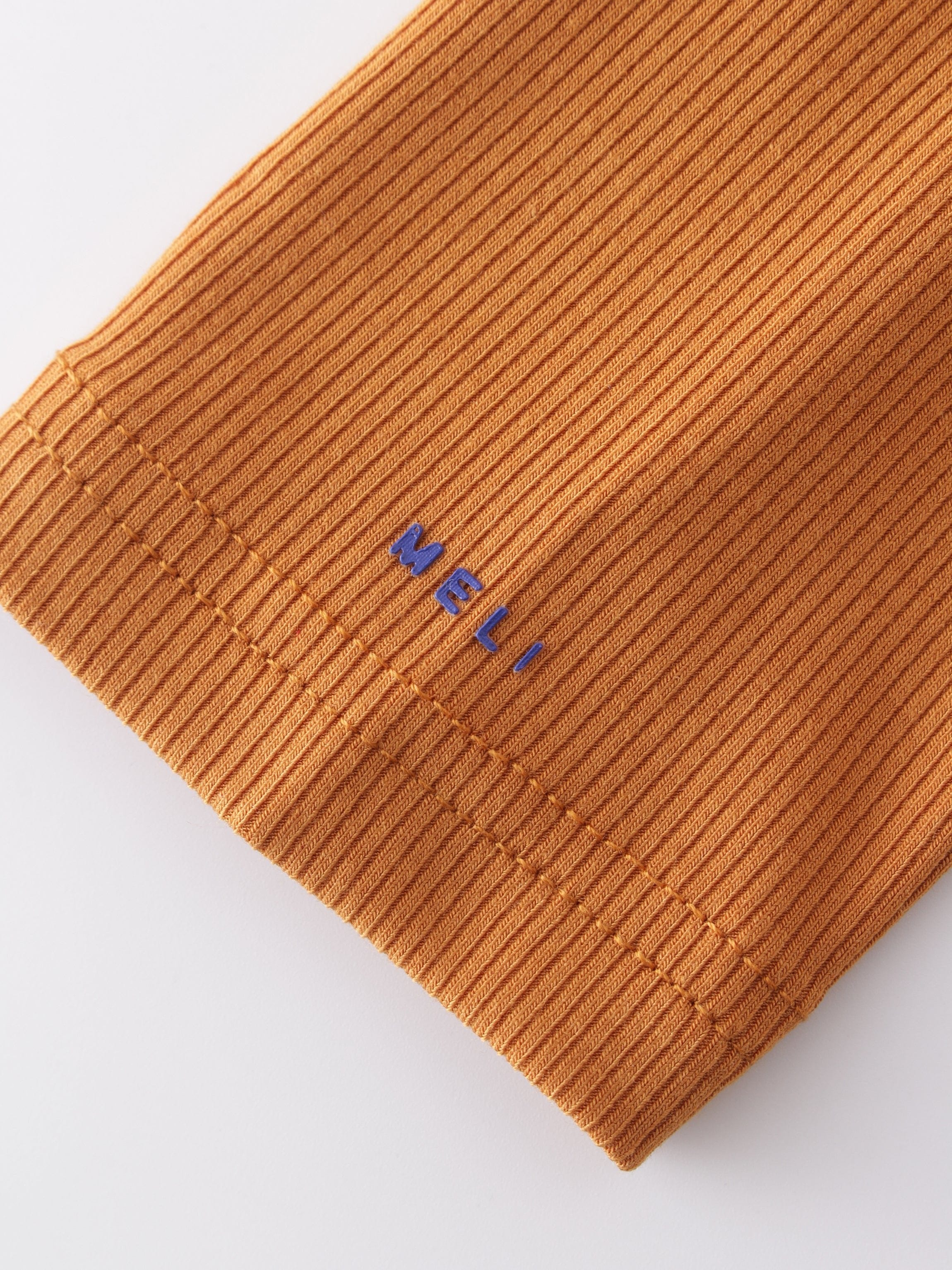 Crew Ribbed Dolman-Cognac