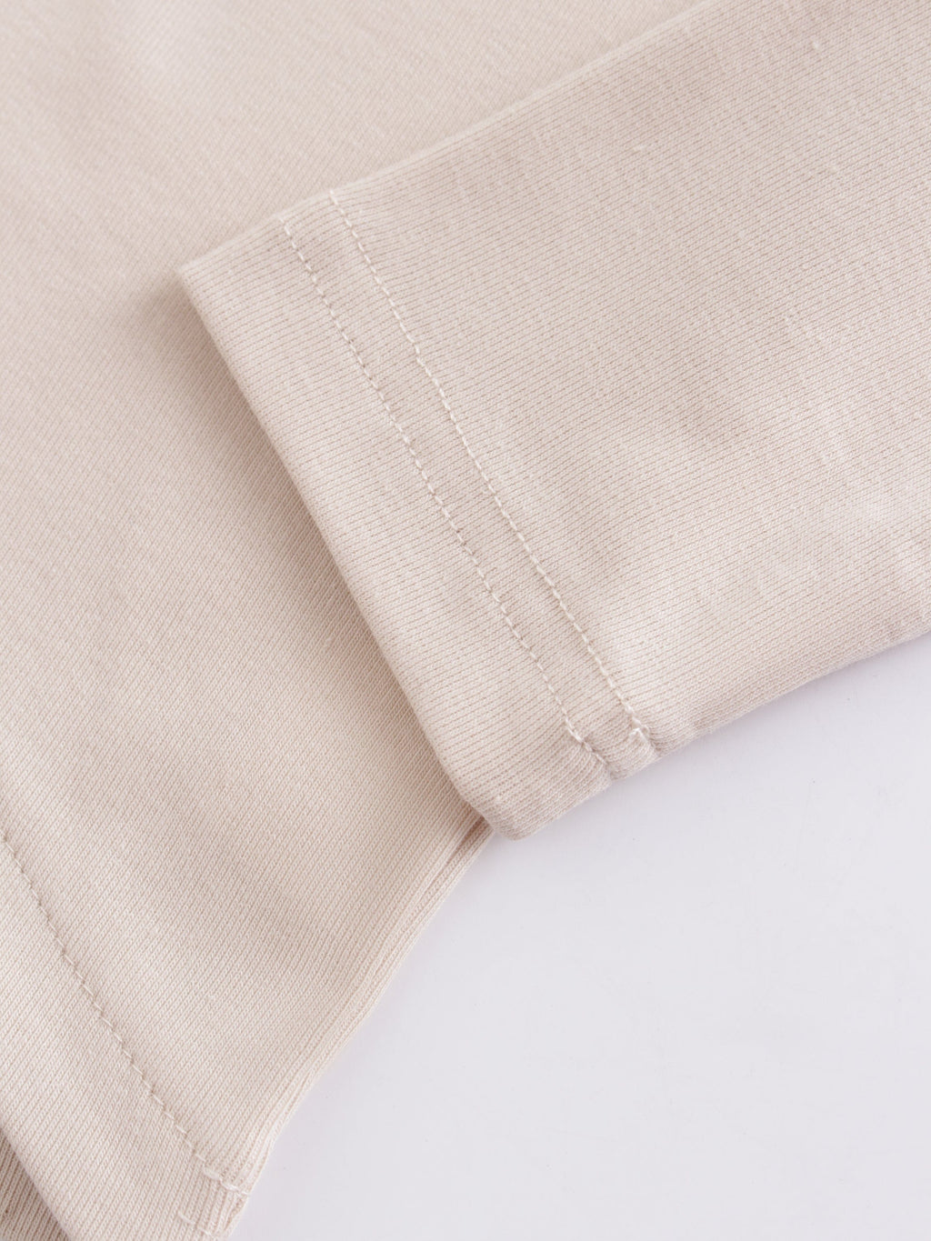 V Bottom T-Shirt-Tan