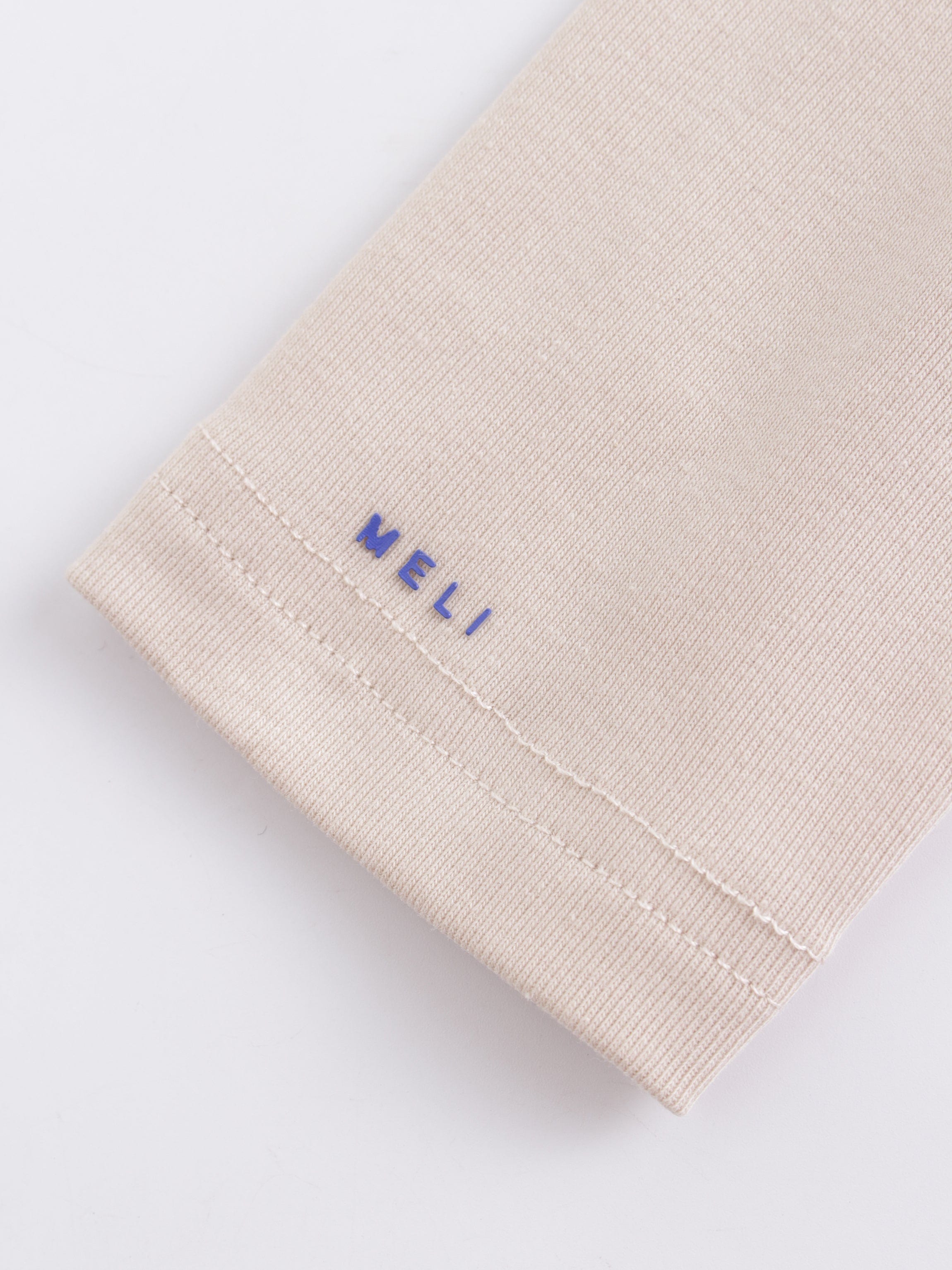 V Bottom T-Shirt-Tan