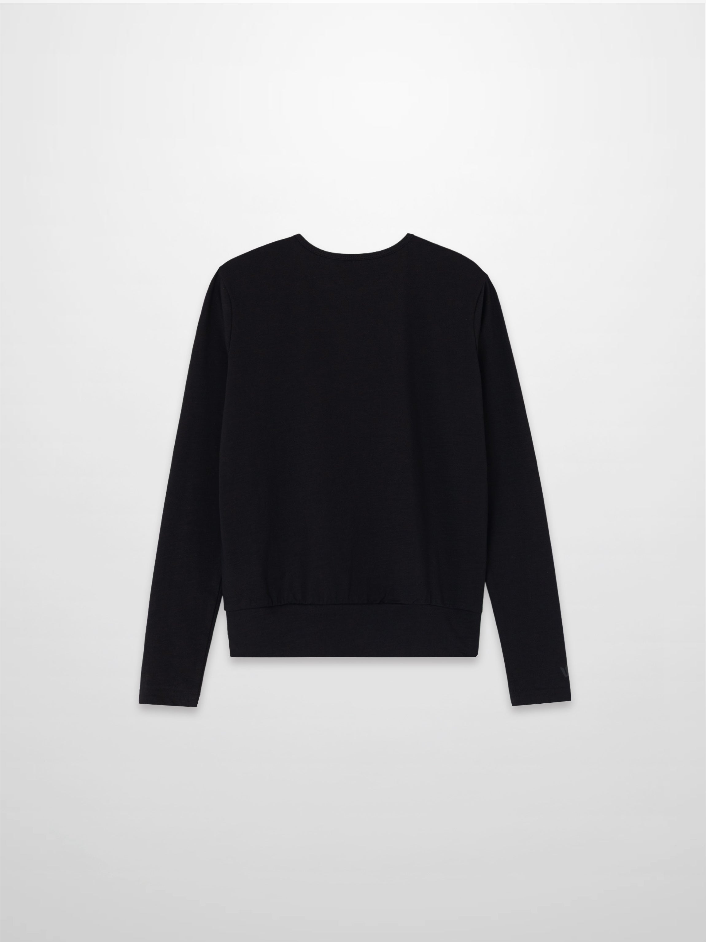 Crew Bomber Tee-Black