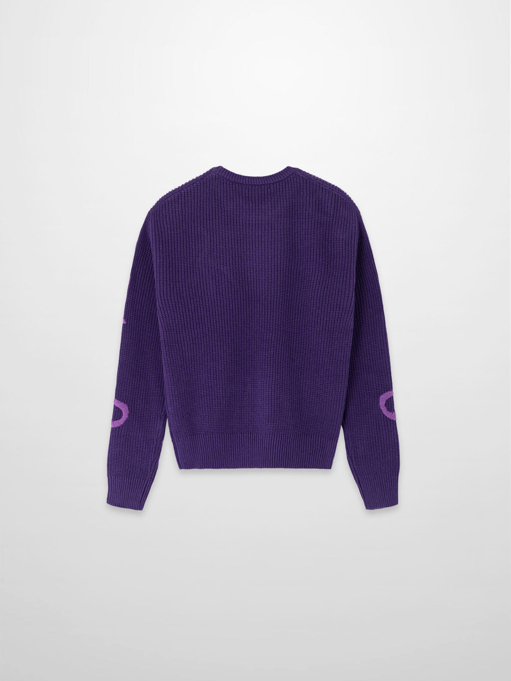 Bow Ribbon Sweater-Purple/Purple