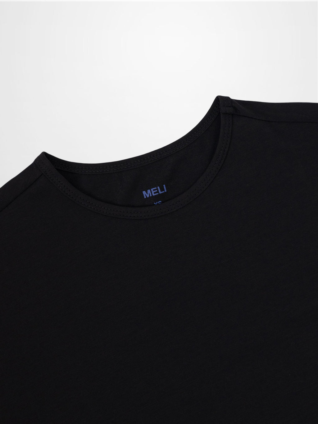 Crew Bomber Tee-Black