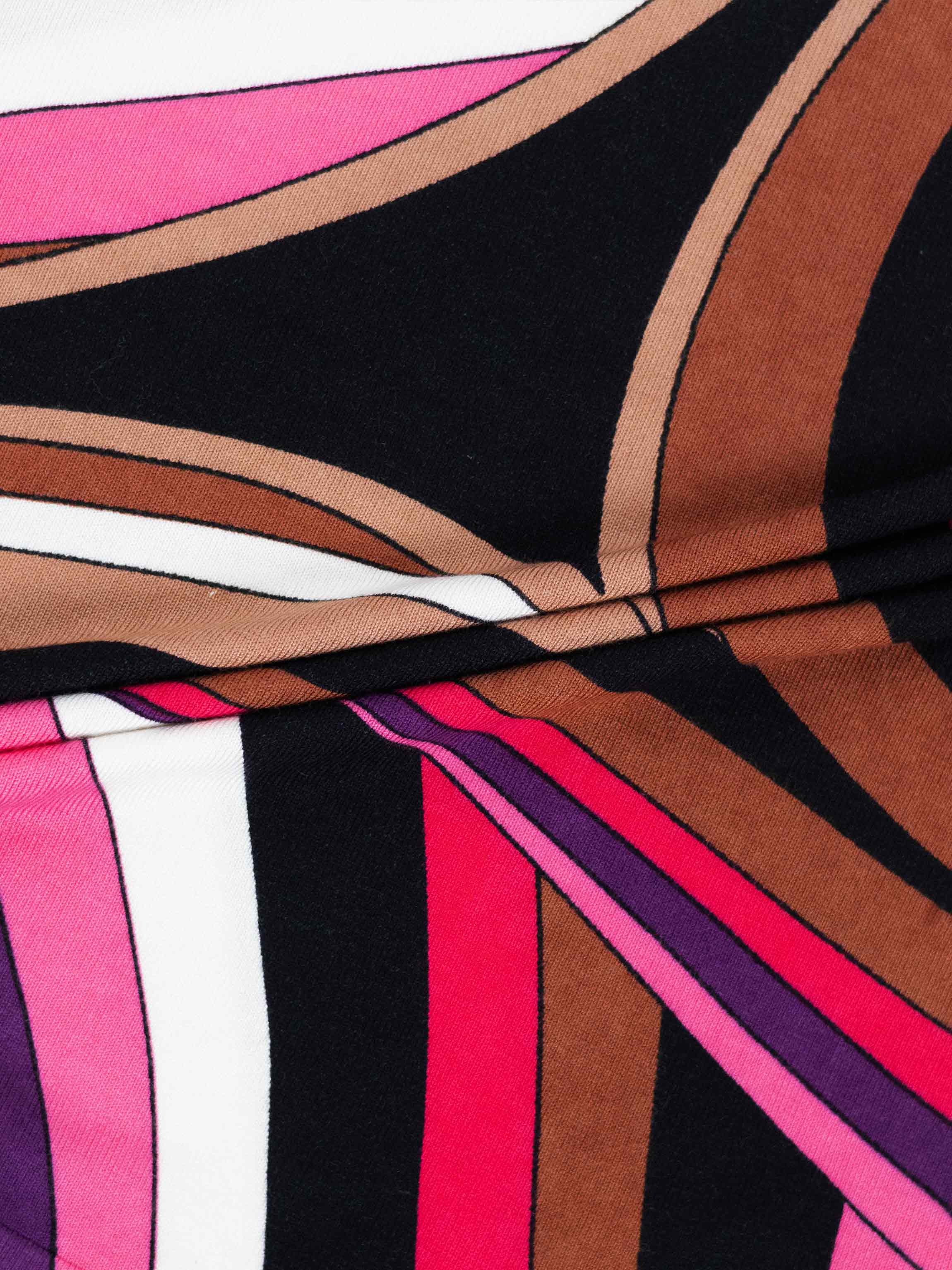 Mock Neck Sweater-Pink Swirl