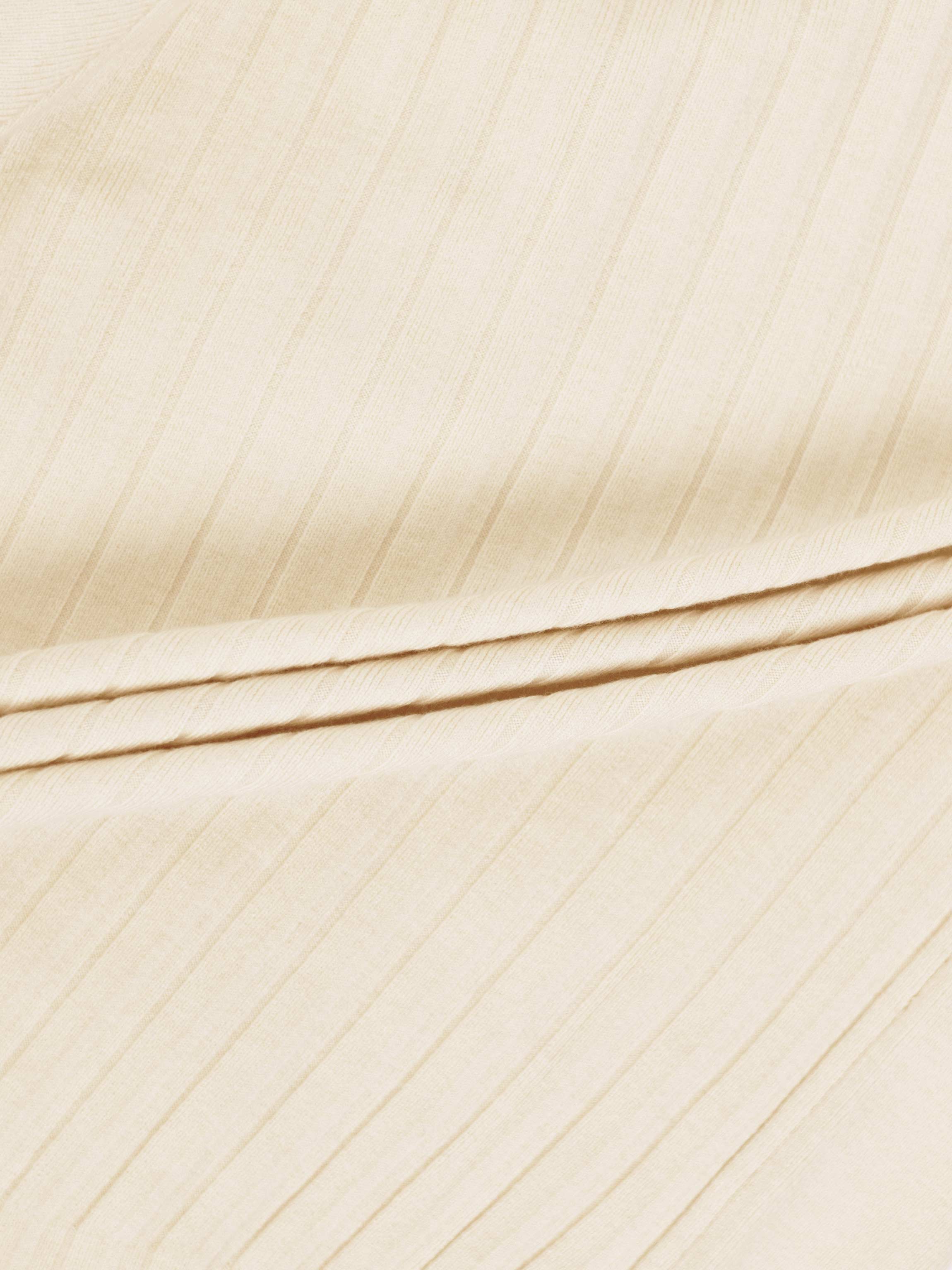 Back Wide Ribbed Cardigan Sweater-Ivory