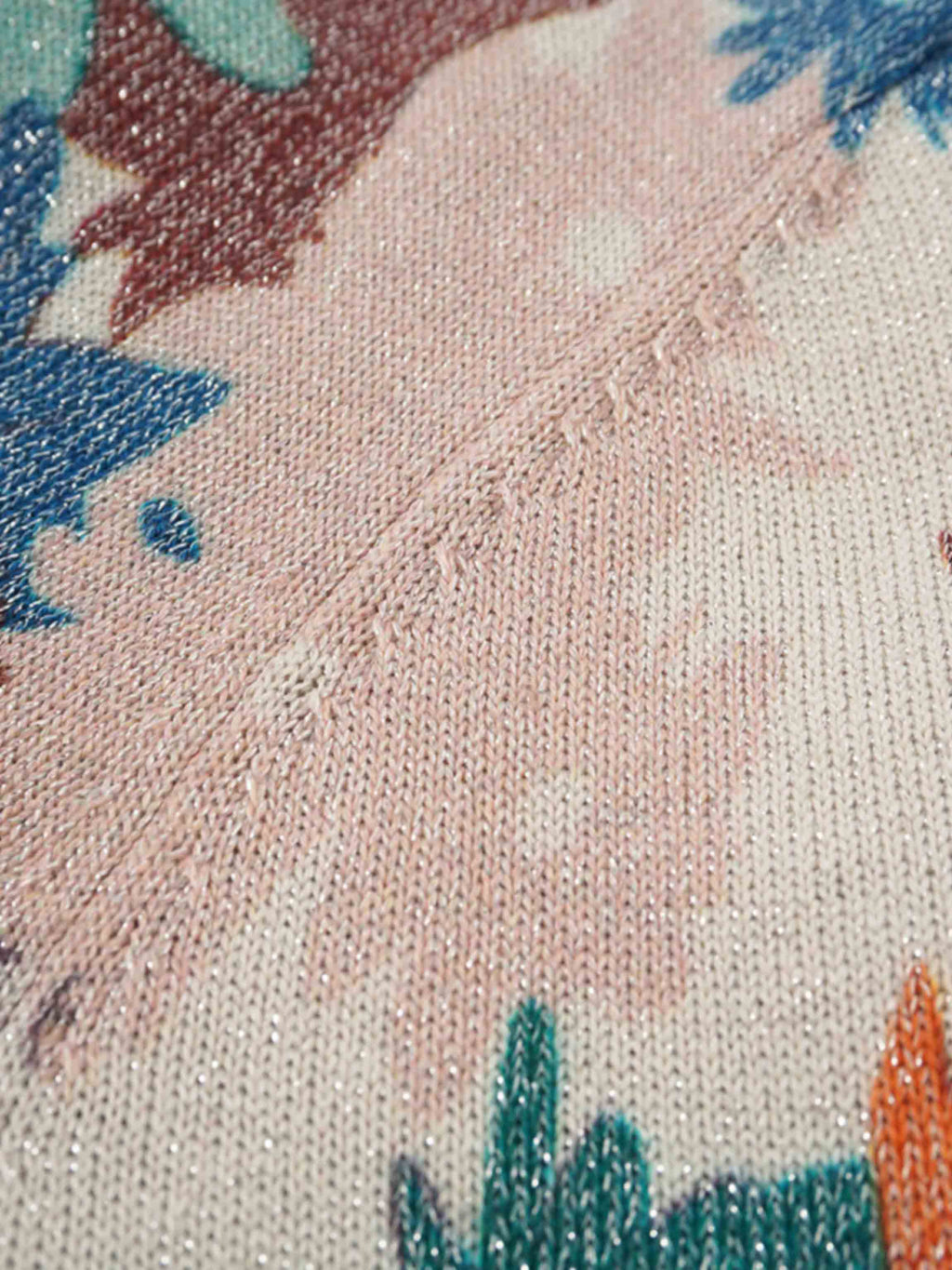 Crew Lurex Sweater-Floral