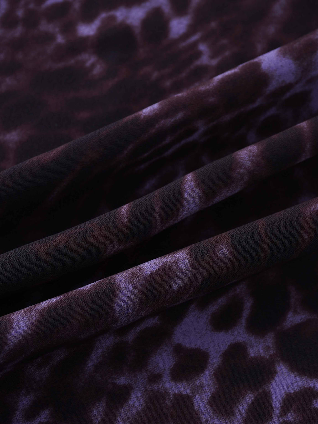 A-Line V Neck Slip Dress-Purple Pebbles