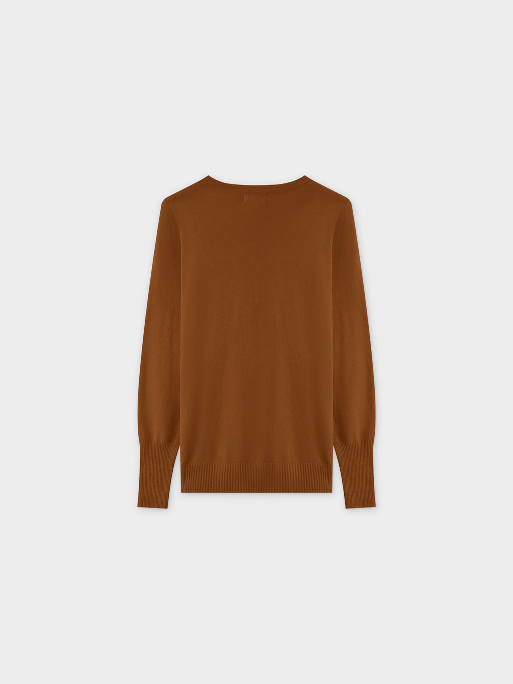 Basic Crew Sweater LS-Brown