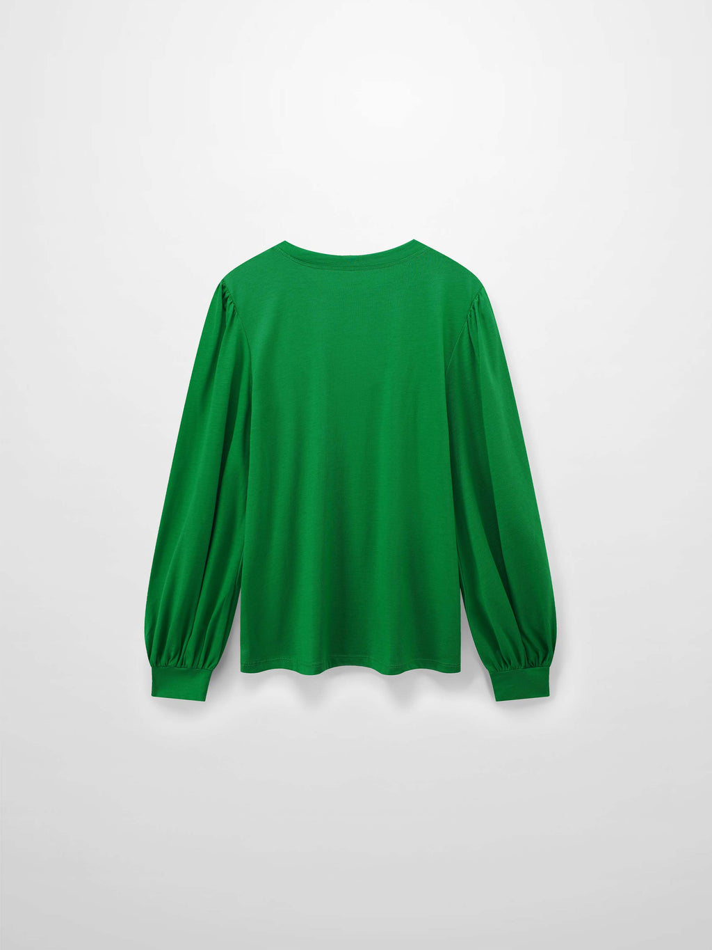 Bubble Sleeve T-Shirt-Kelly Green