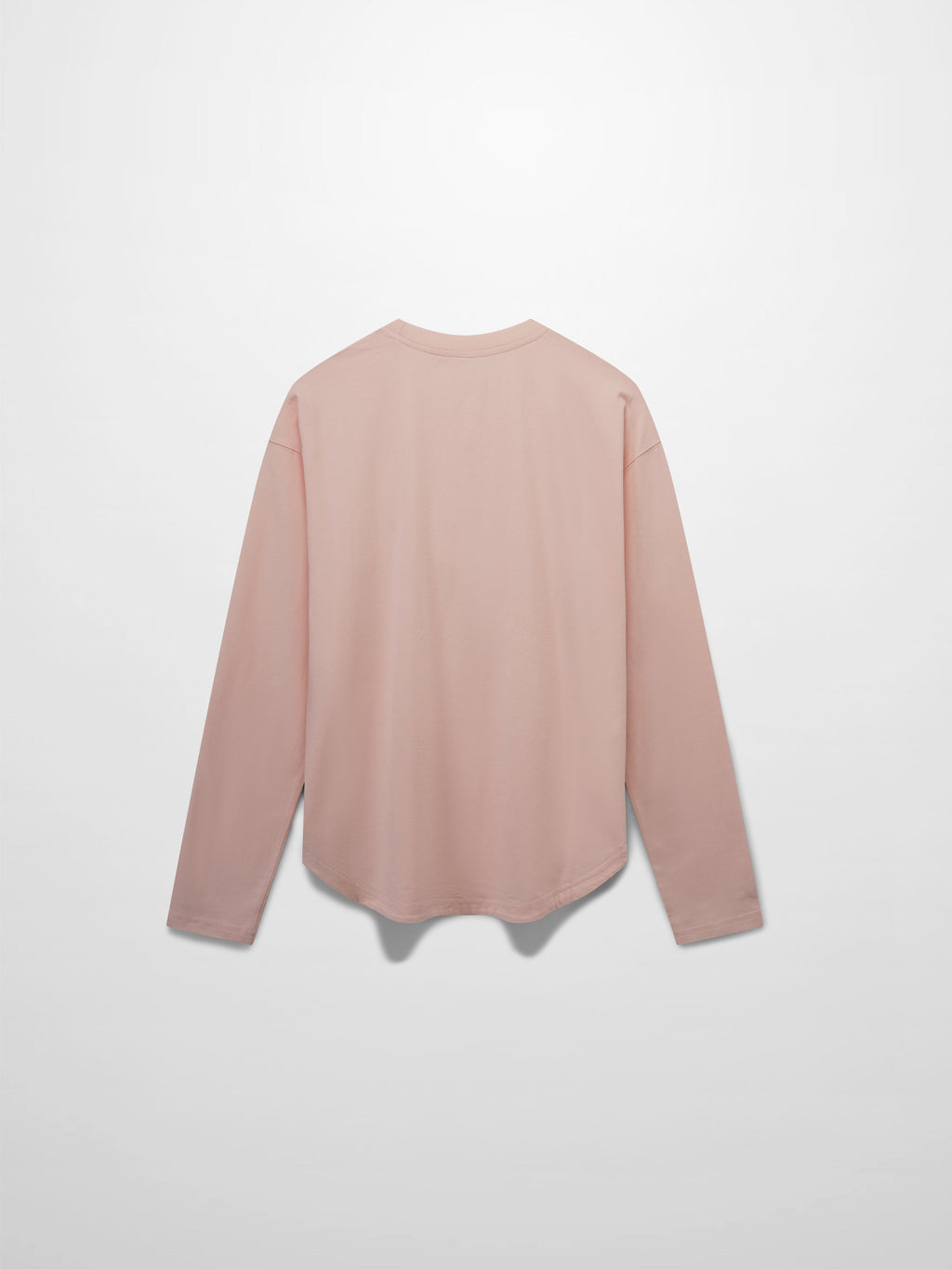Oversized Rounded Hem T-Shirt-Perfect Pink