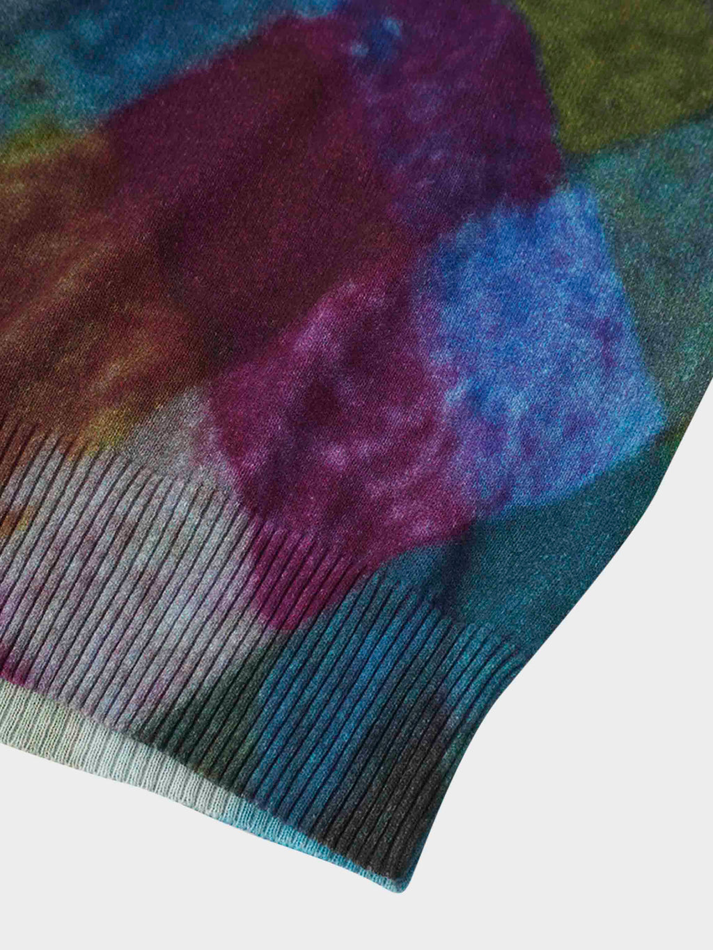 Thin Knit Turtleneck Sweater-Colored Diamonds