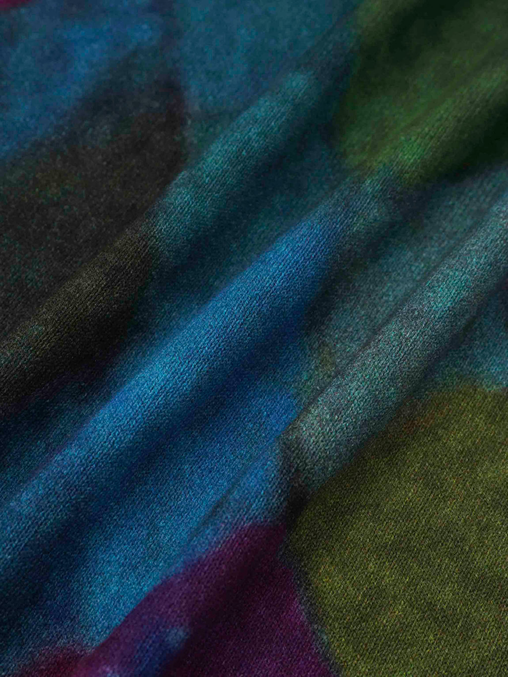 Thin Knit Turtleneck Sweater-Colored Diamonds