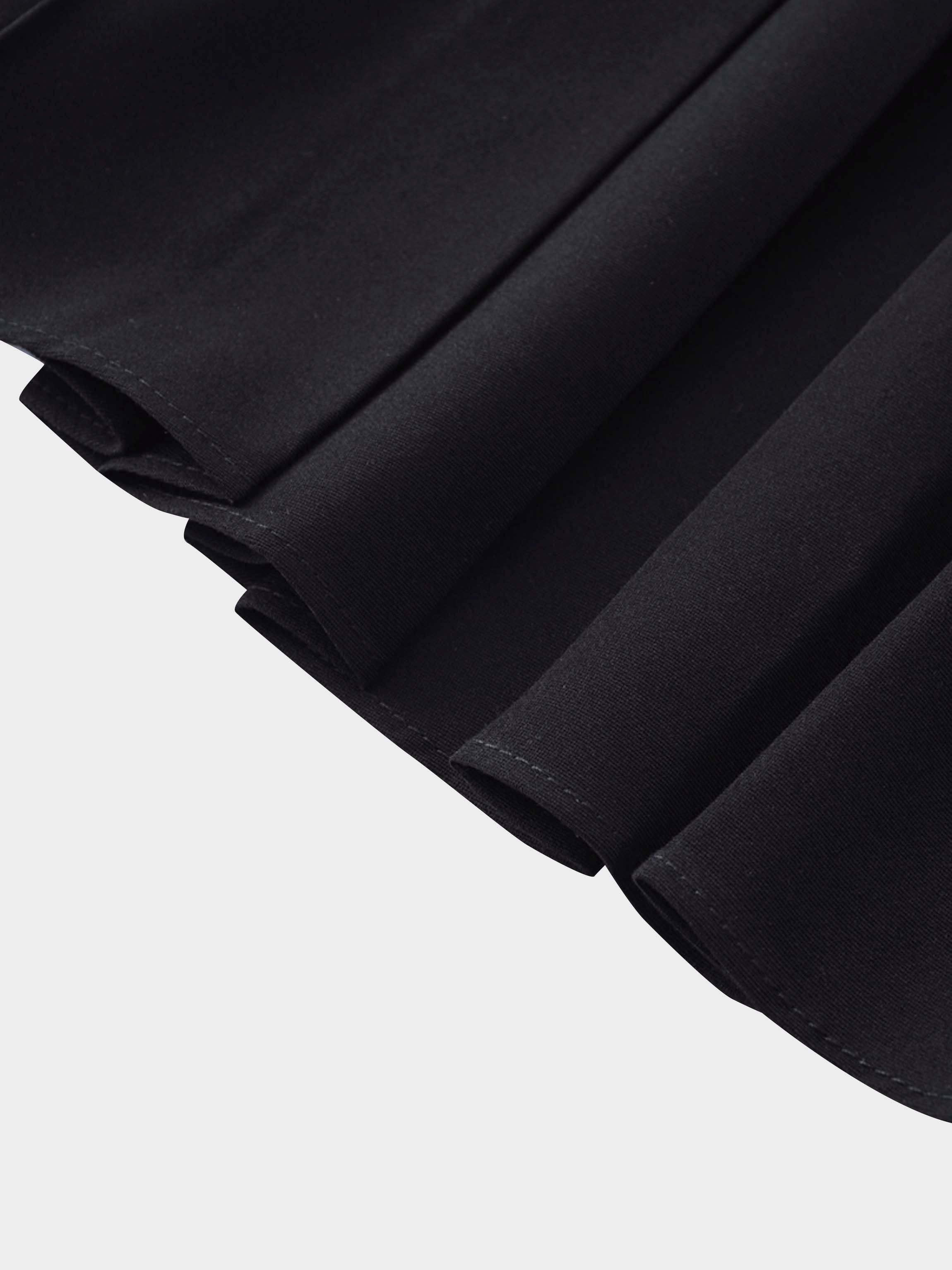 PLEATED SKIRT 37"-BLACK