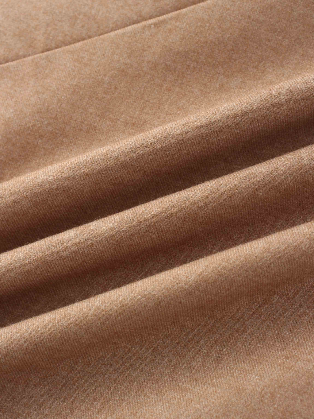 Basic A-Line Seamed Maxi Skirt-Camel