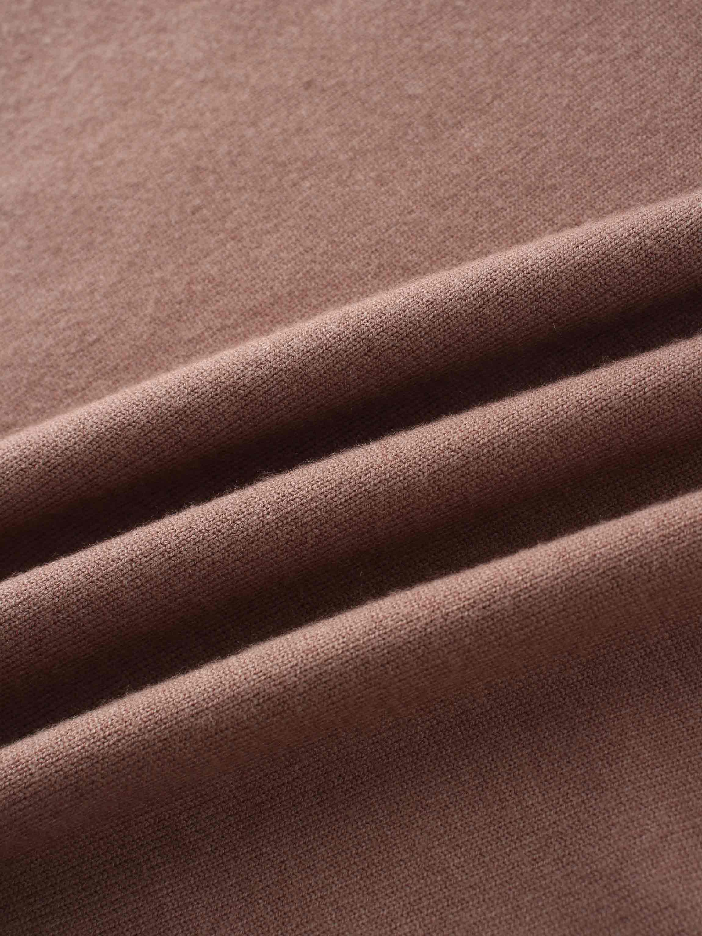 Diamond Stud Design Sweater-Mocha Mousse