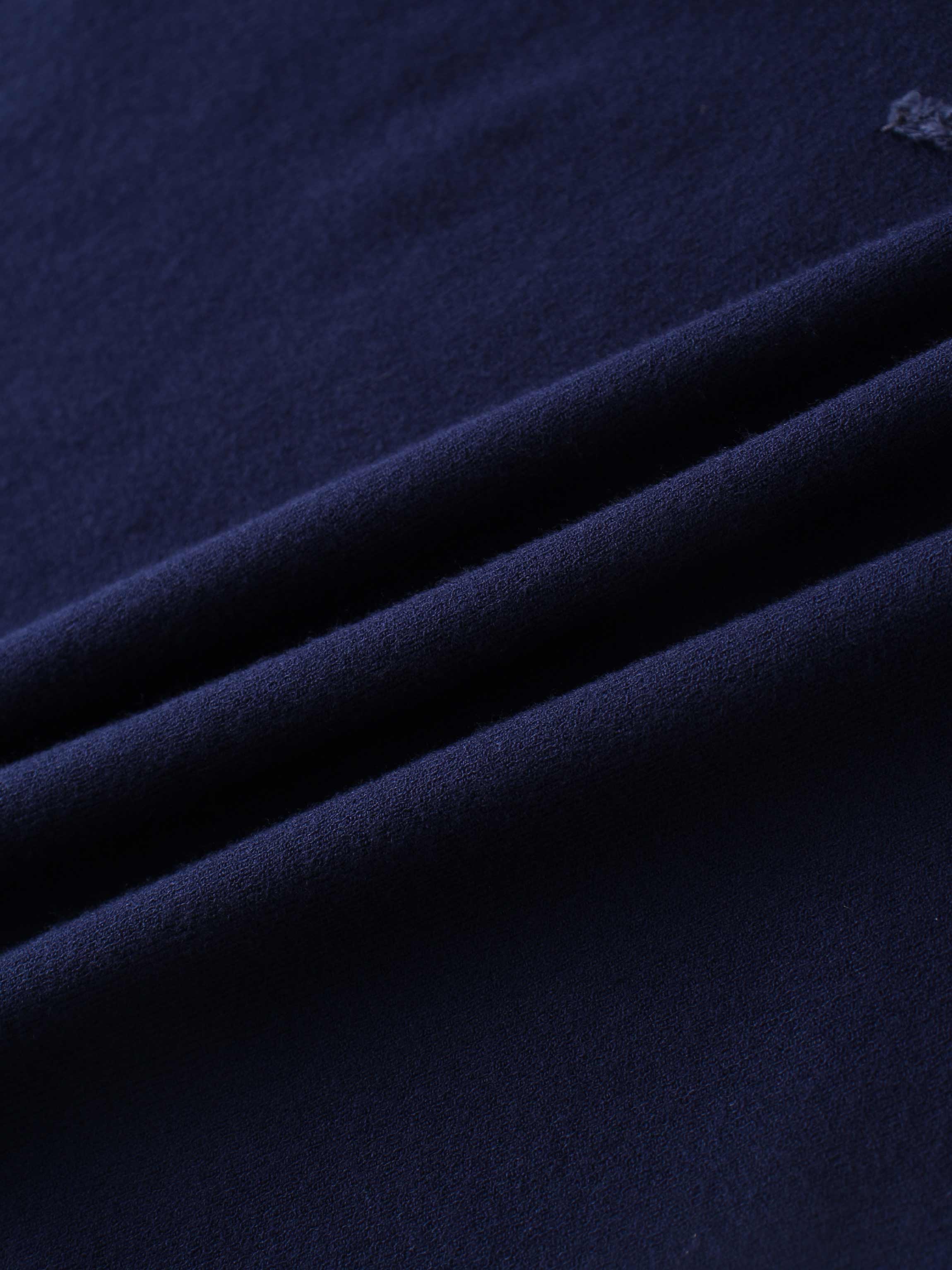 Crochet Puff Flower Sweater Set-Navy