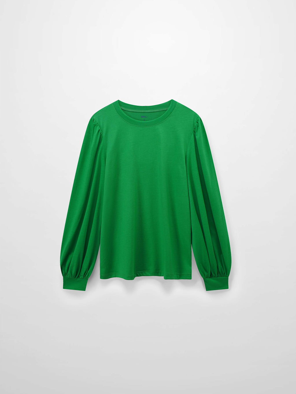 Bubble Sleeve T-Shirt-Kelly Green