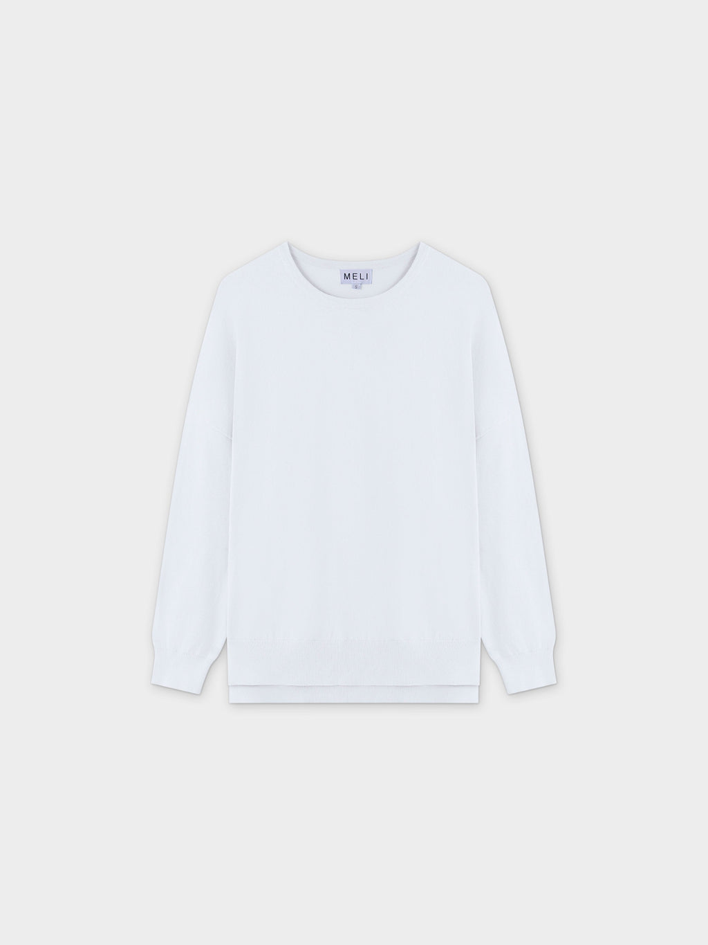 Oversized Lightweight Sweater-White