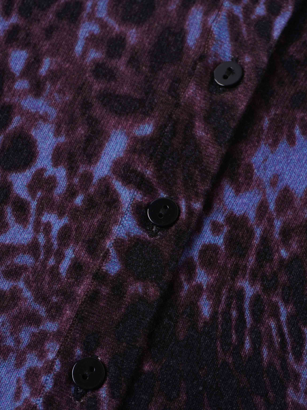 Printed Cardigan-Purple Pebbles