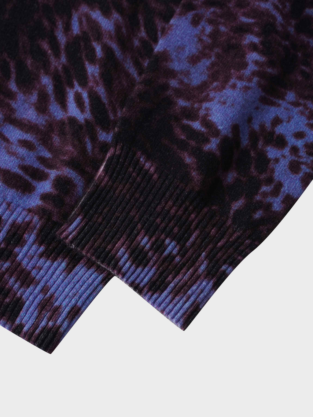 Printed Cardigan-Purple Pebbles