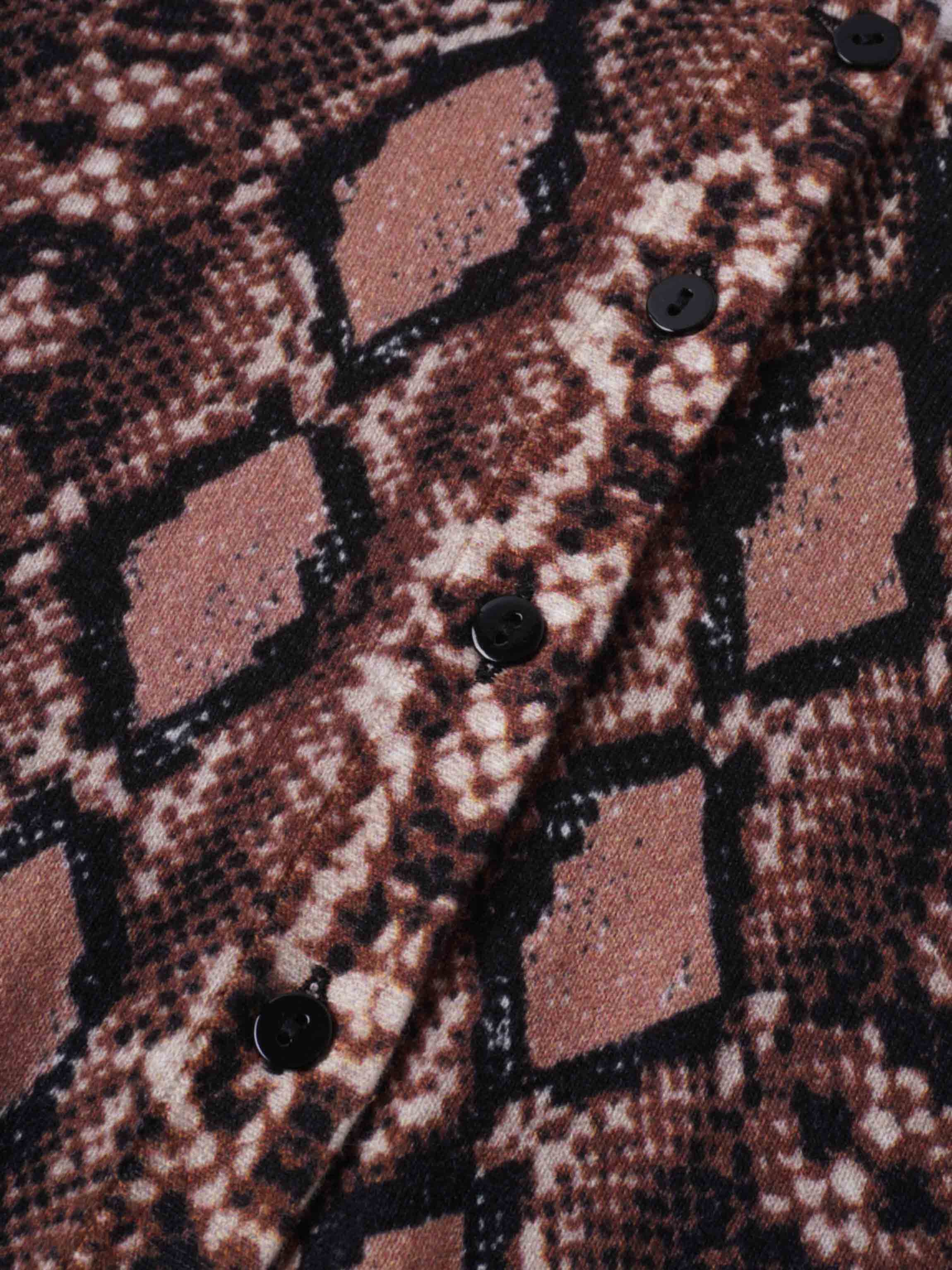 Printed Cardigan-Snakeskin