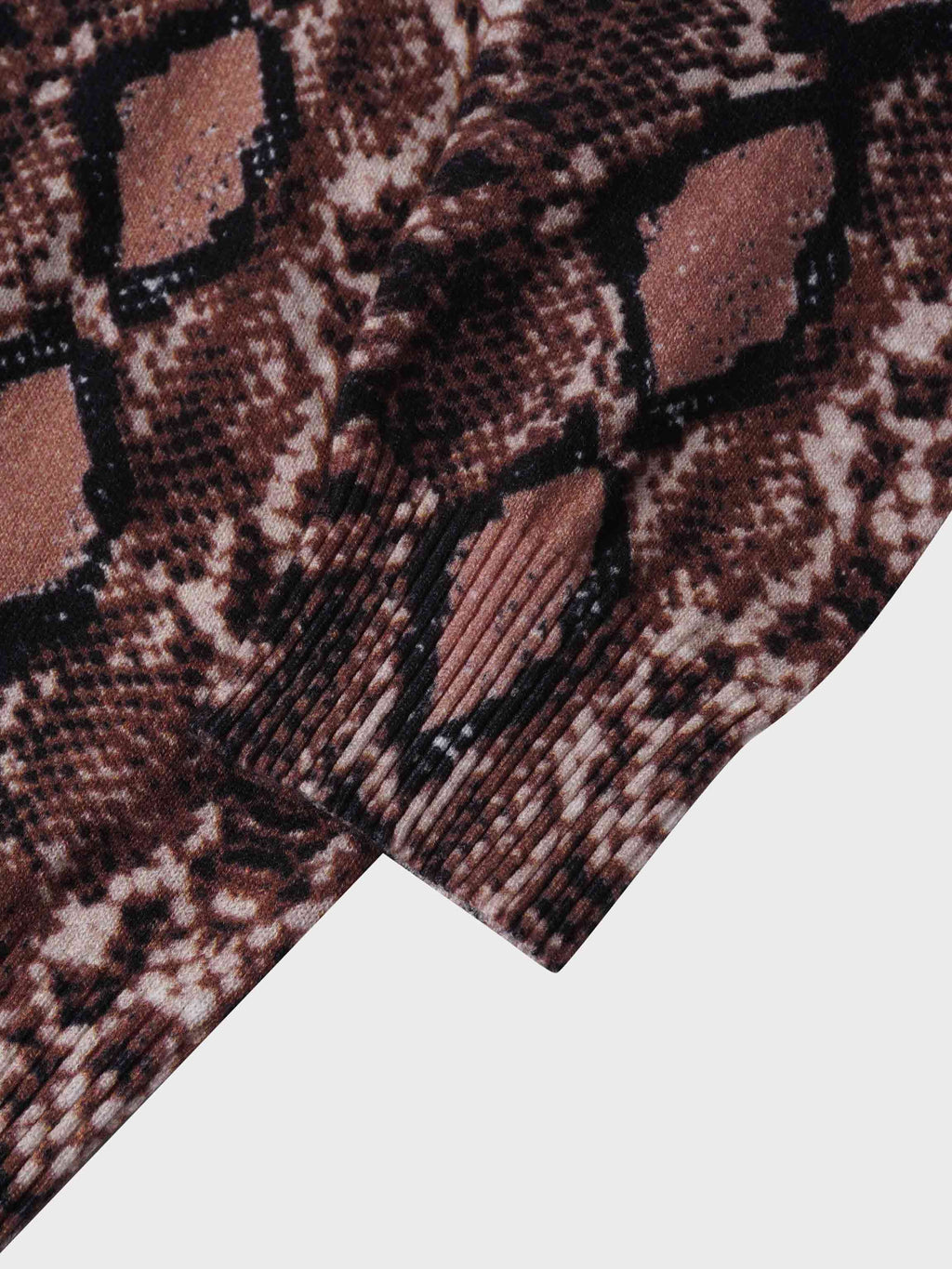 Printed Cardigan-Snakeskin