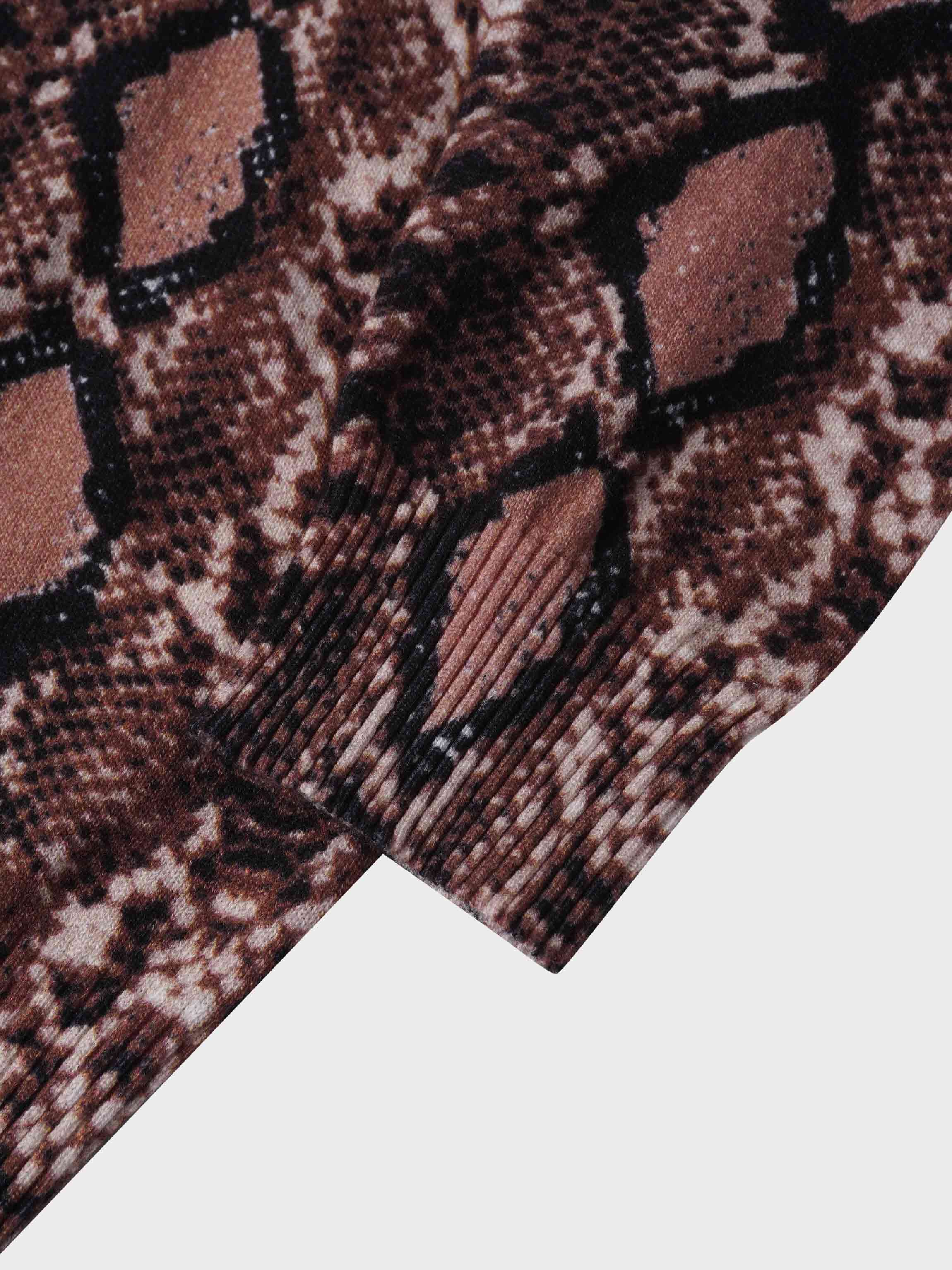 Printed Cardigan-Snakeskin