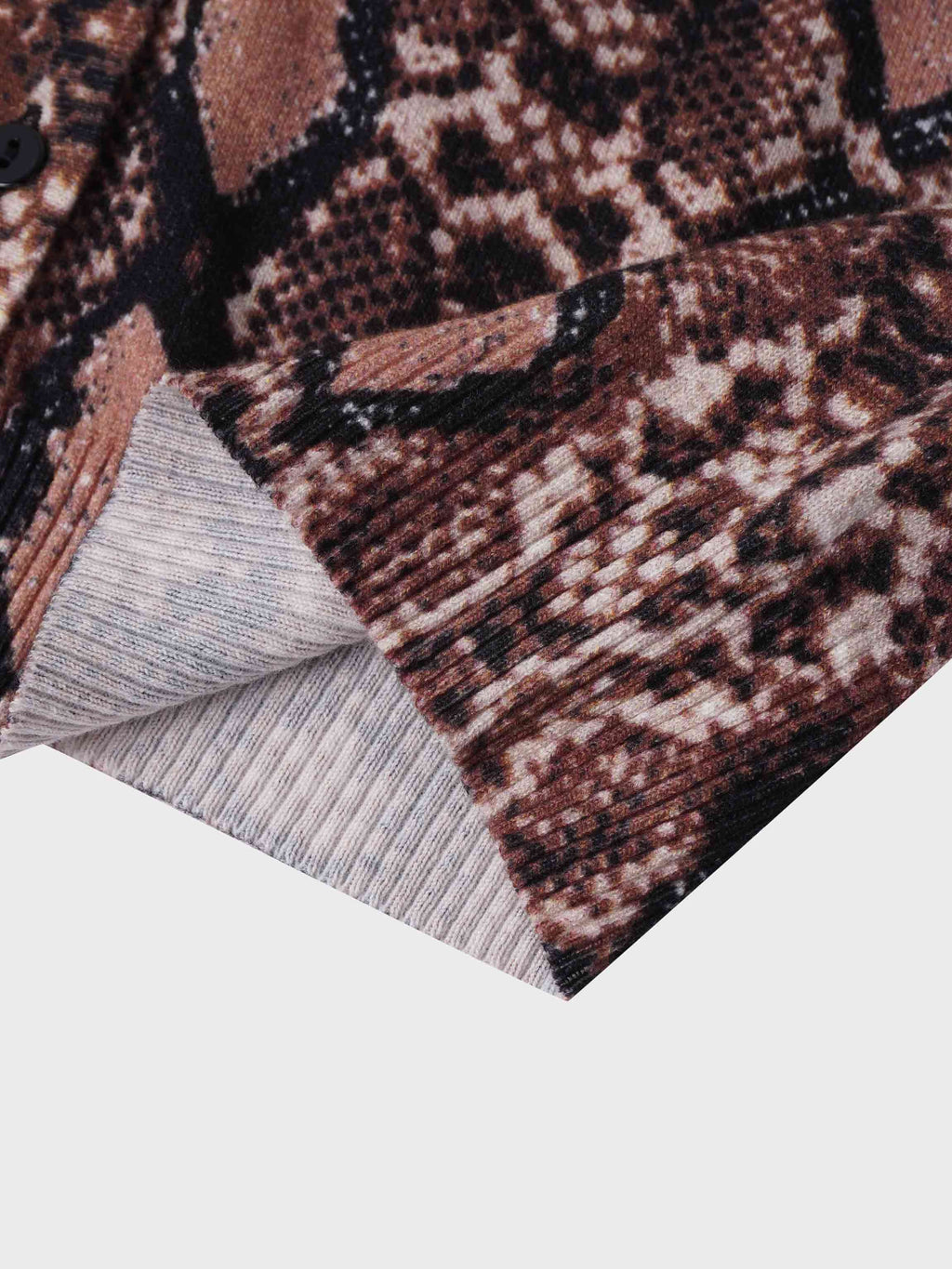 Printed Cardigan-Snakeskin