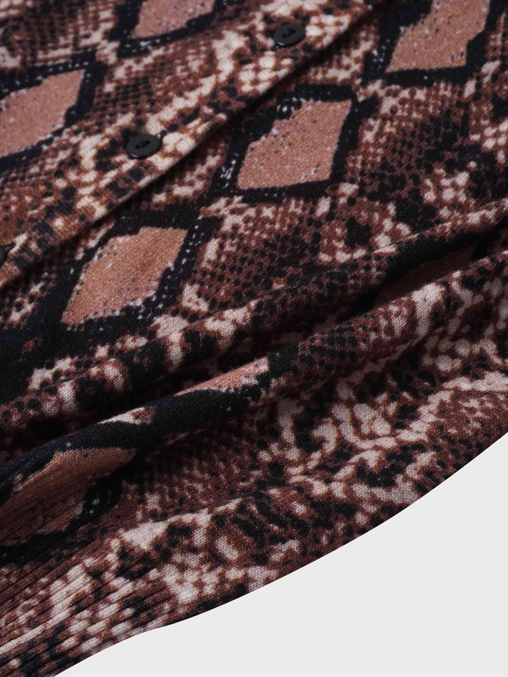 Printed Cardigan-Snakeskin