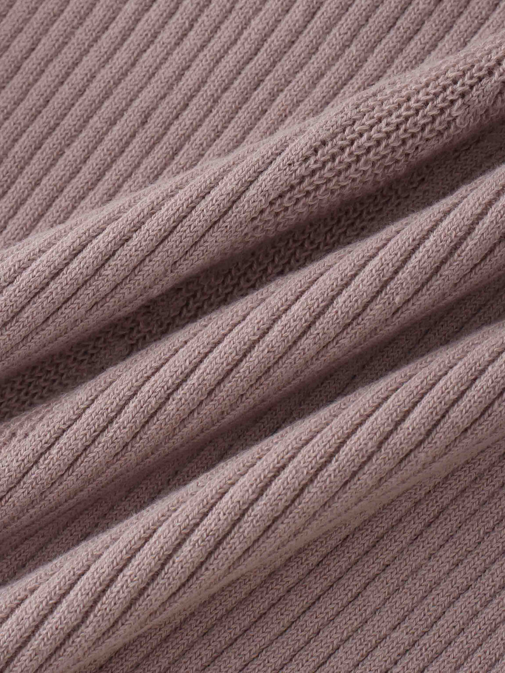 Center Design Sweater-Light Mauve