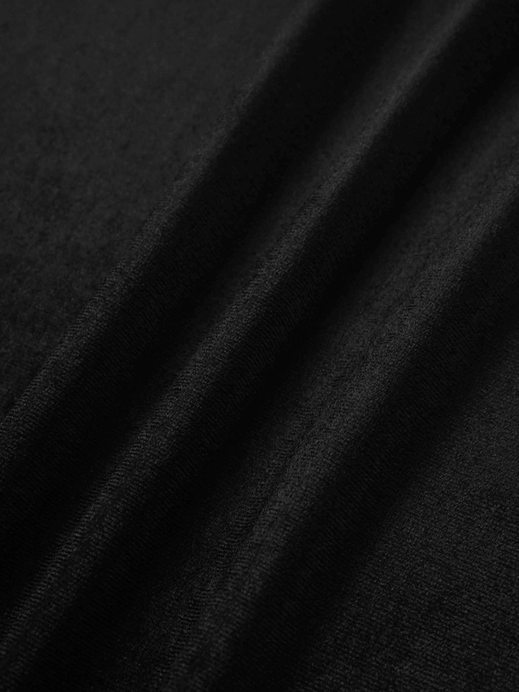 Flower Printed Velour Turtleneck-Black