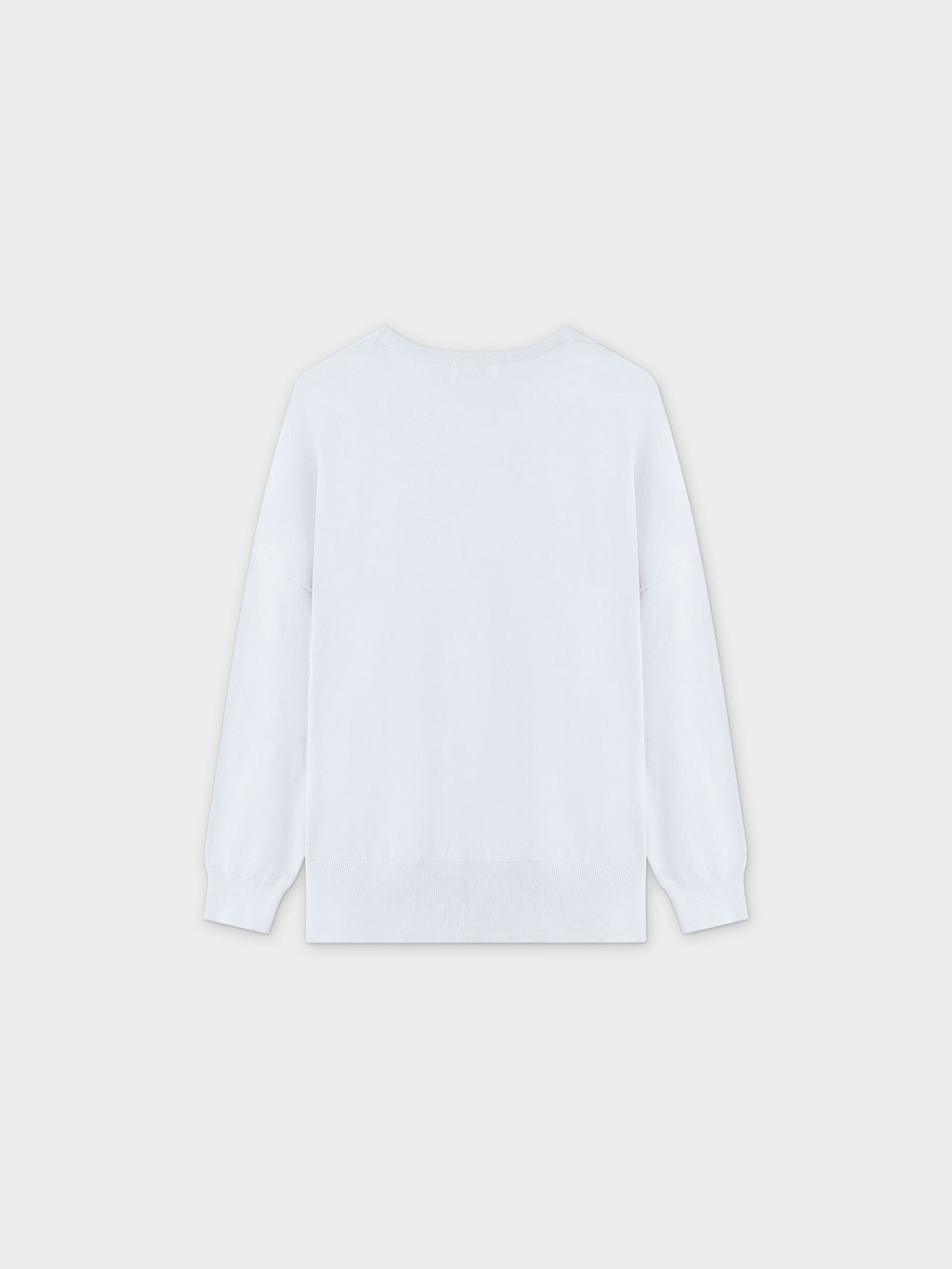 Oversized Lightweight Sweater-White