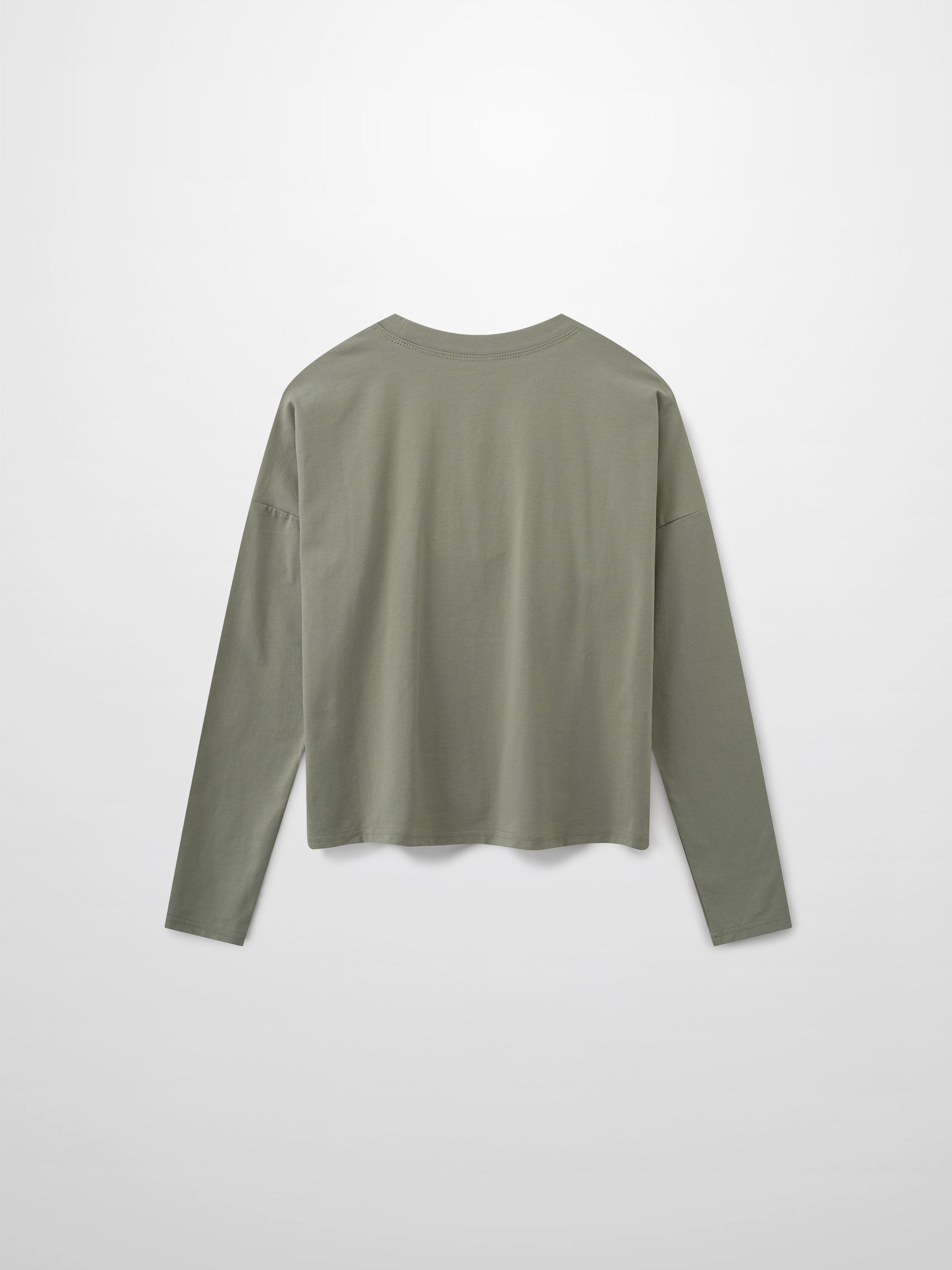 Crown Embossed T-Shirt-Sage