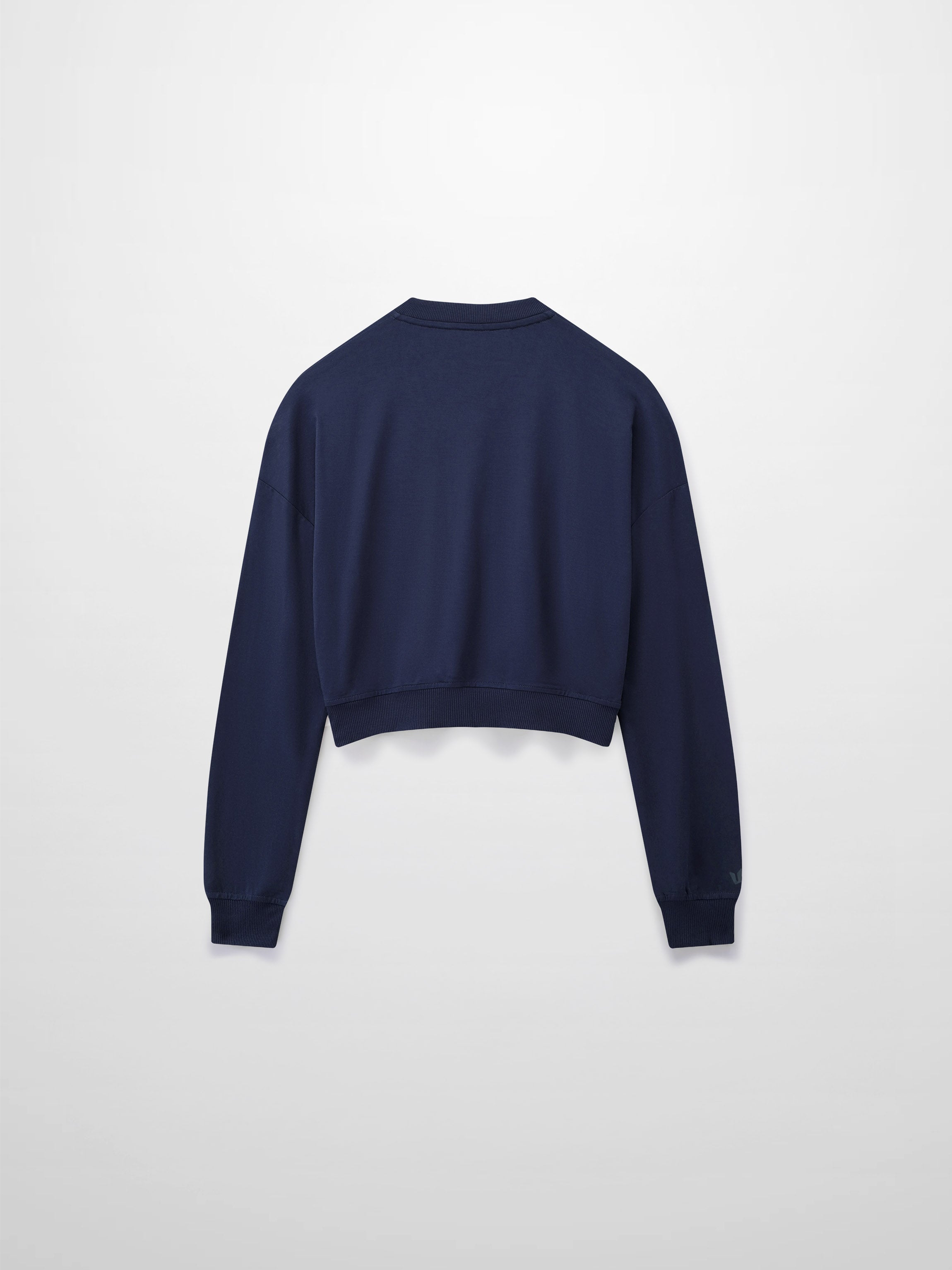 Cropped Tee-Navy