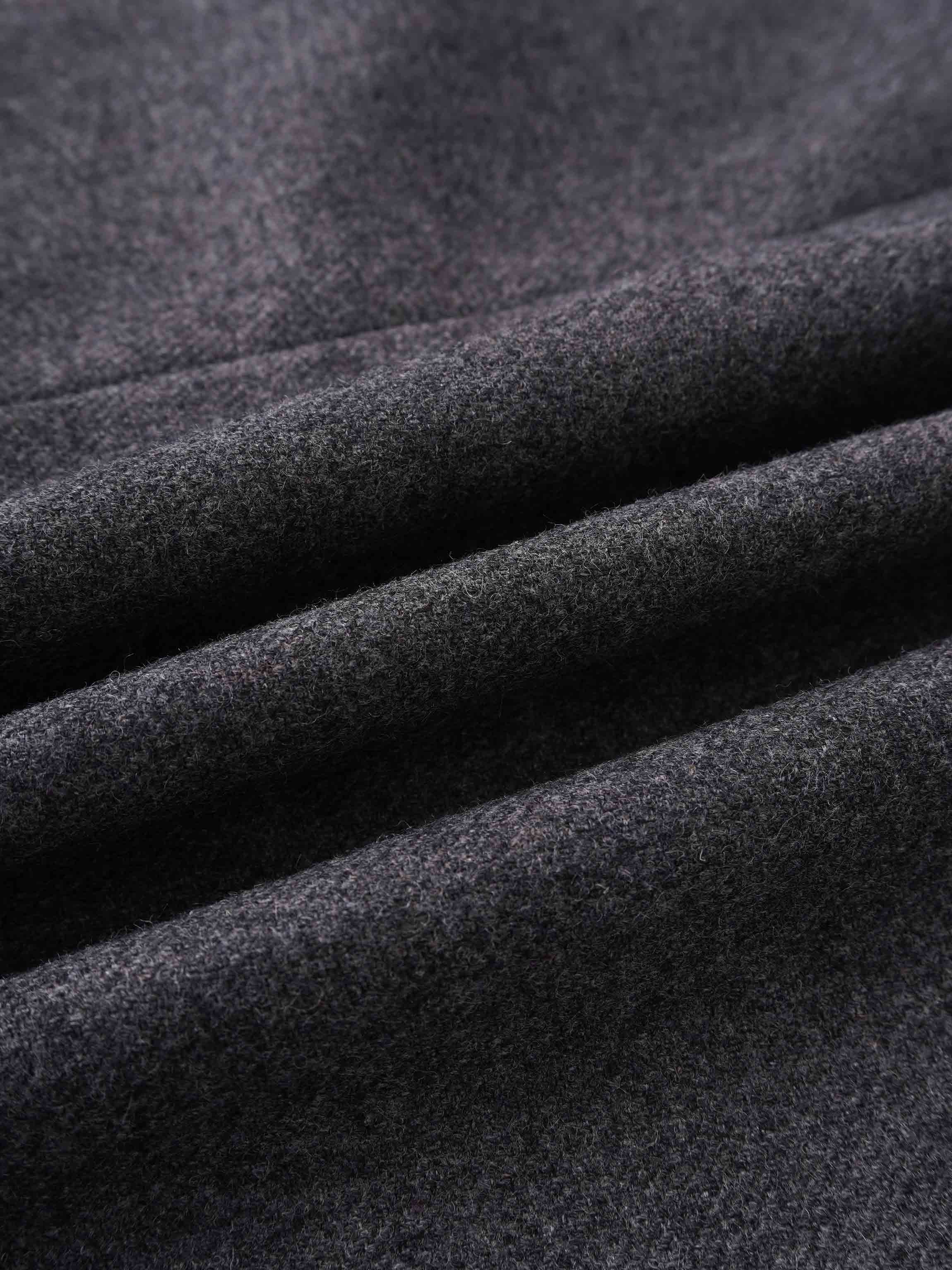 Basic Wool Blend Slip Dress-Grey