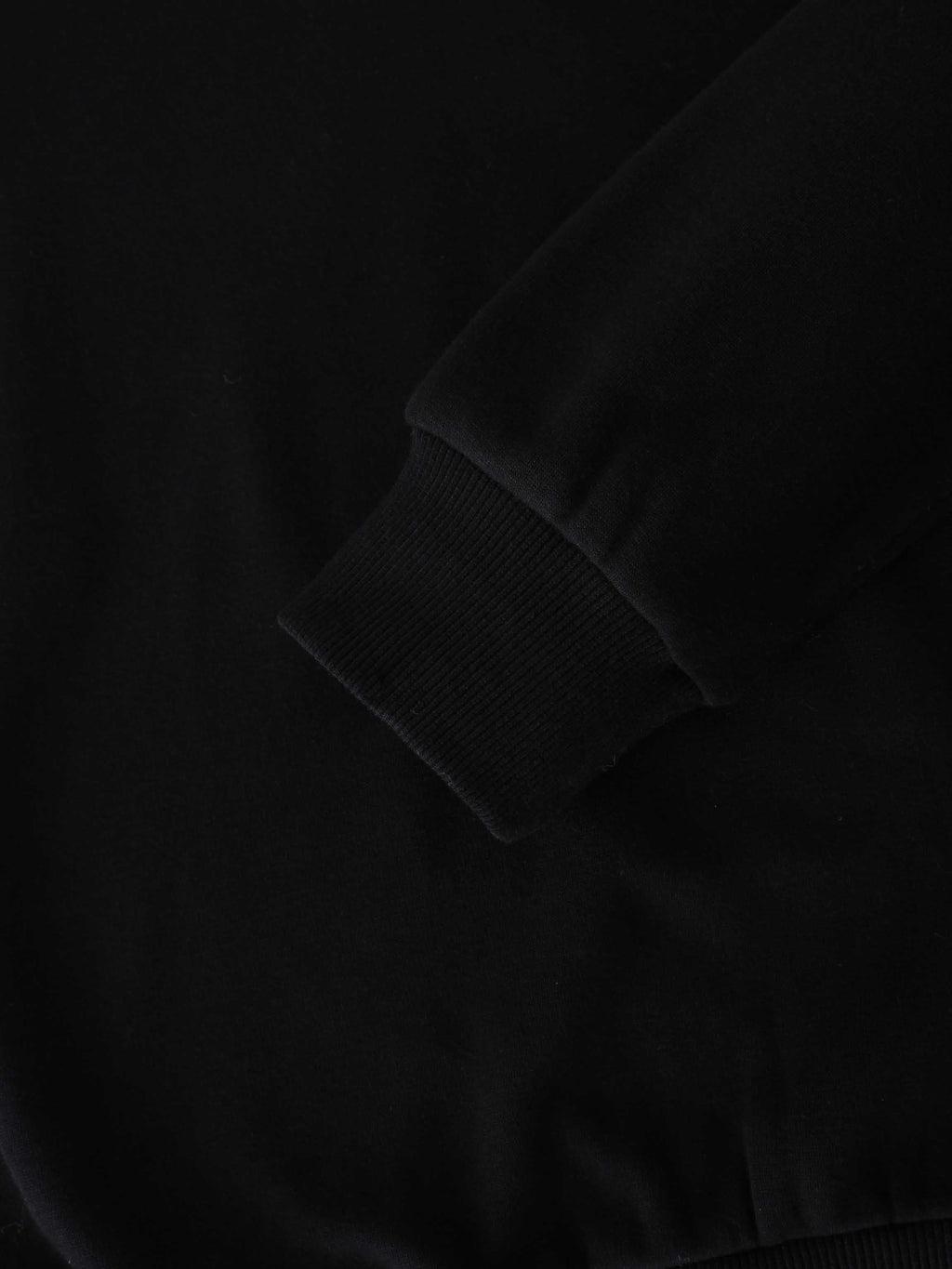 High Neck Sweatshirt-Black