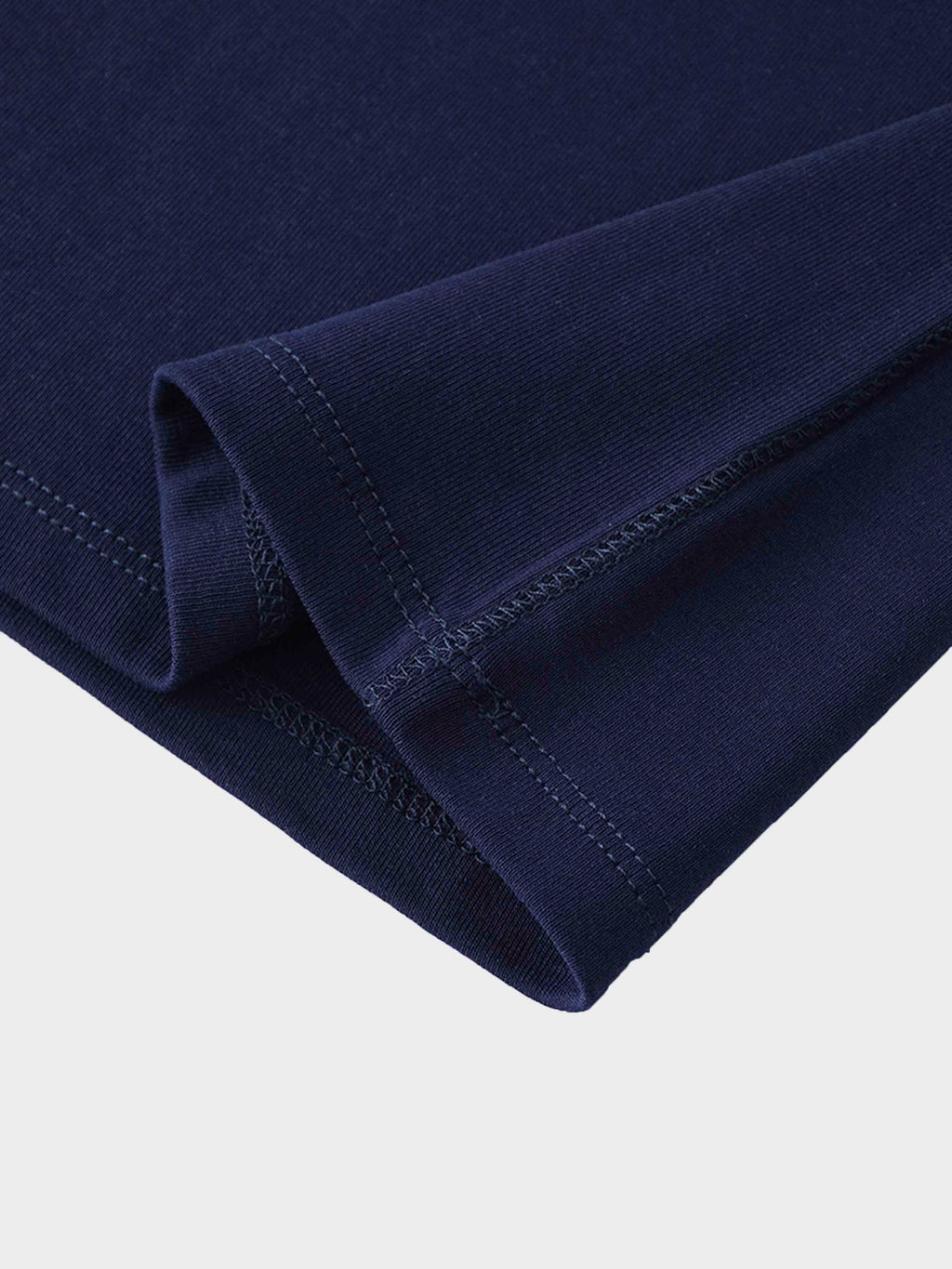 Trim Detail Henley-Navy