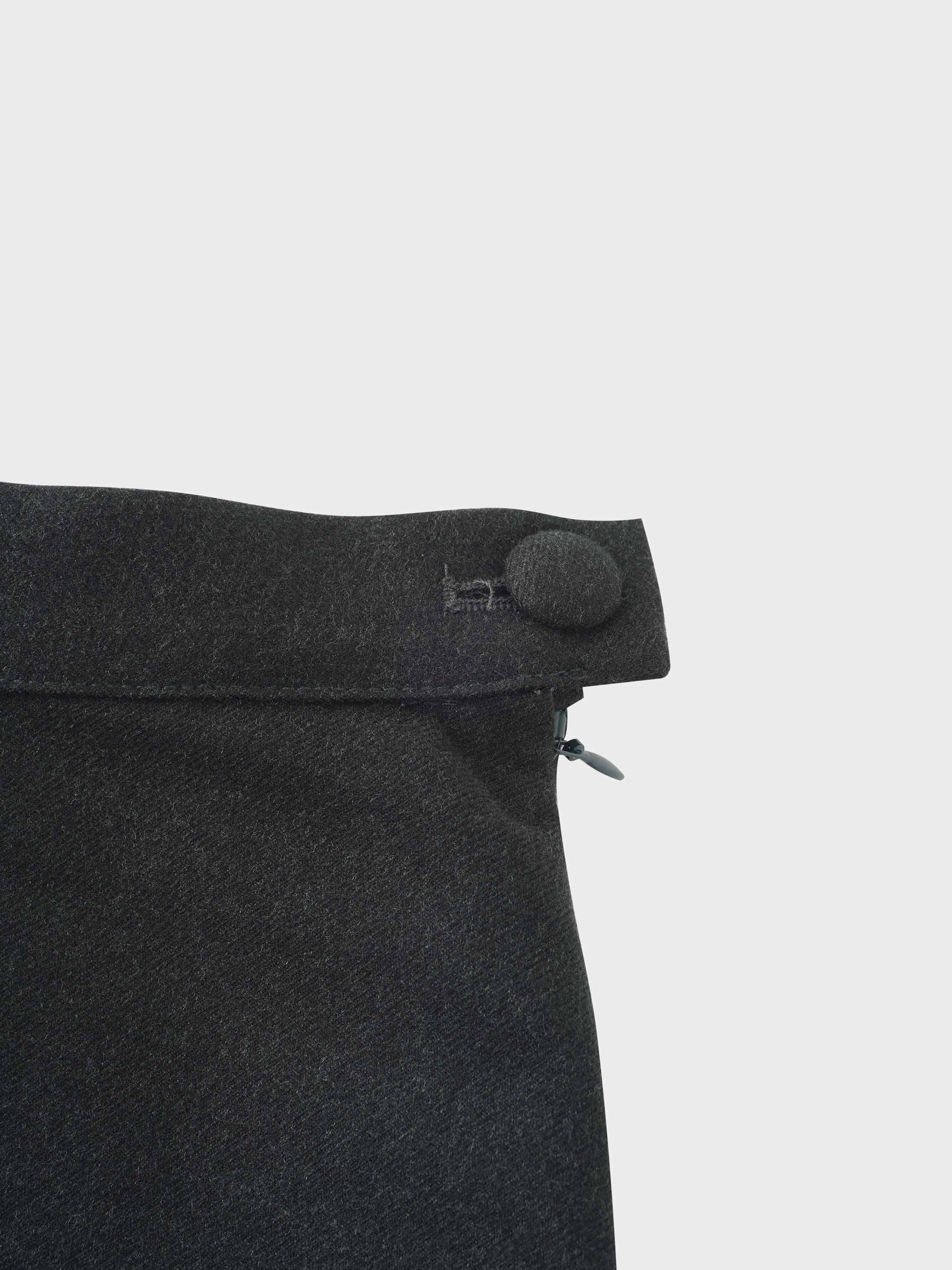 Fringe Circle Skirt-Green