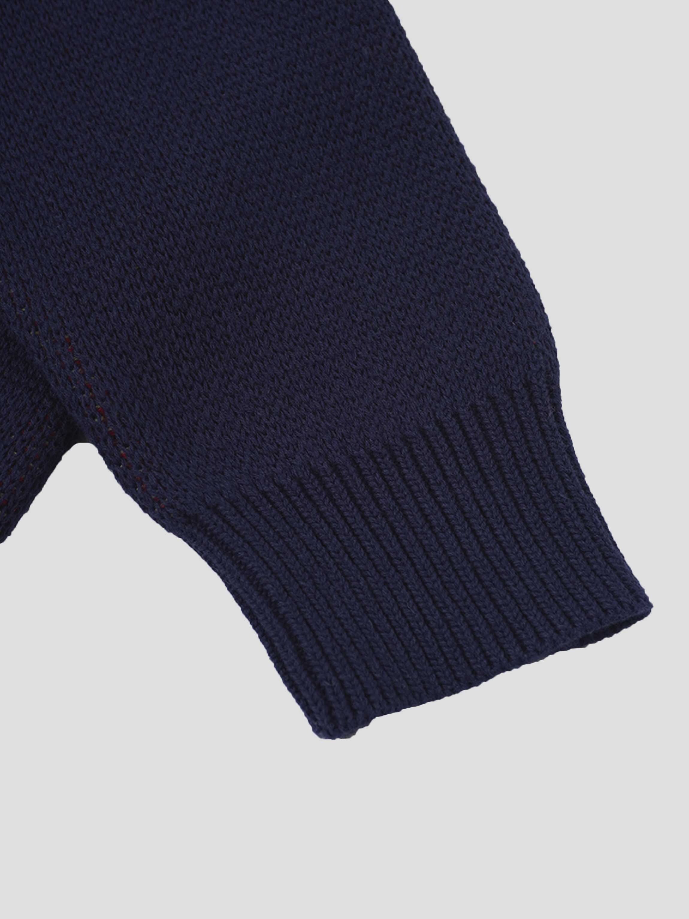 Pop Of Floral Sweater-Blue