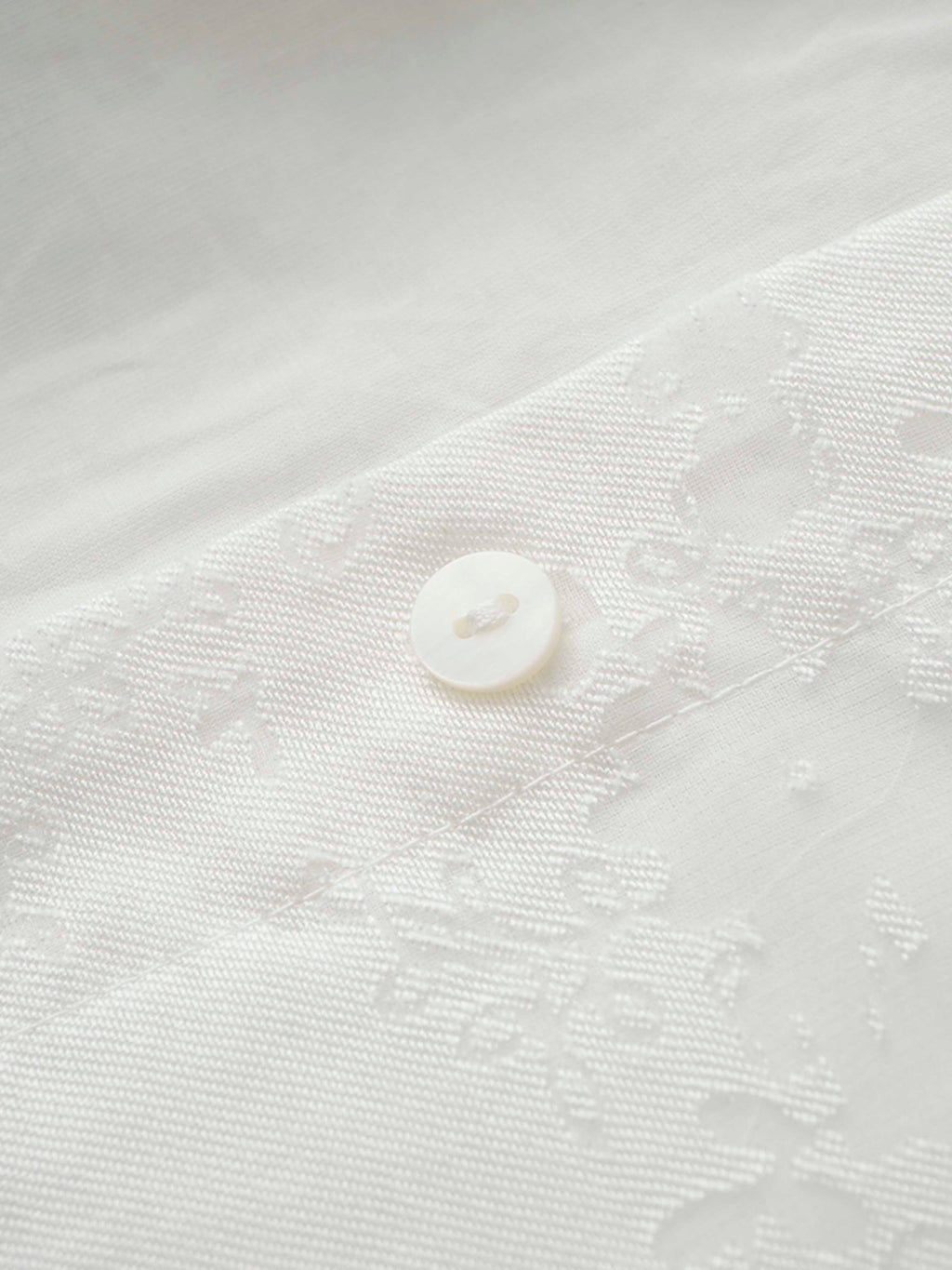 Puff Sleeve Lace Burnout-White