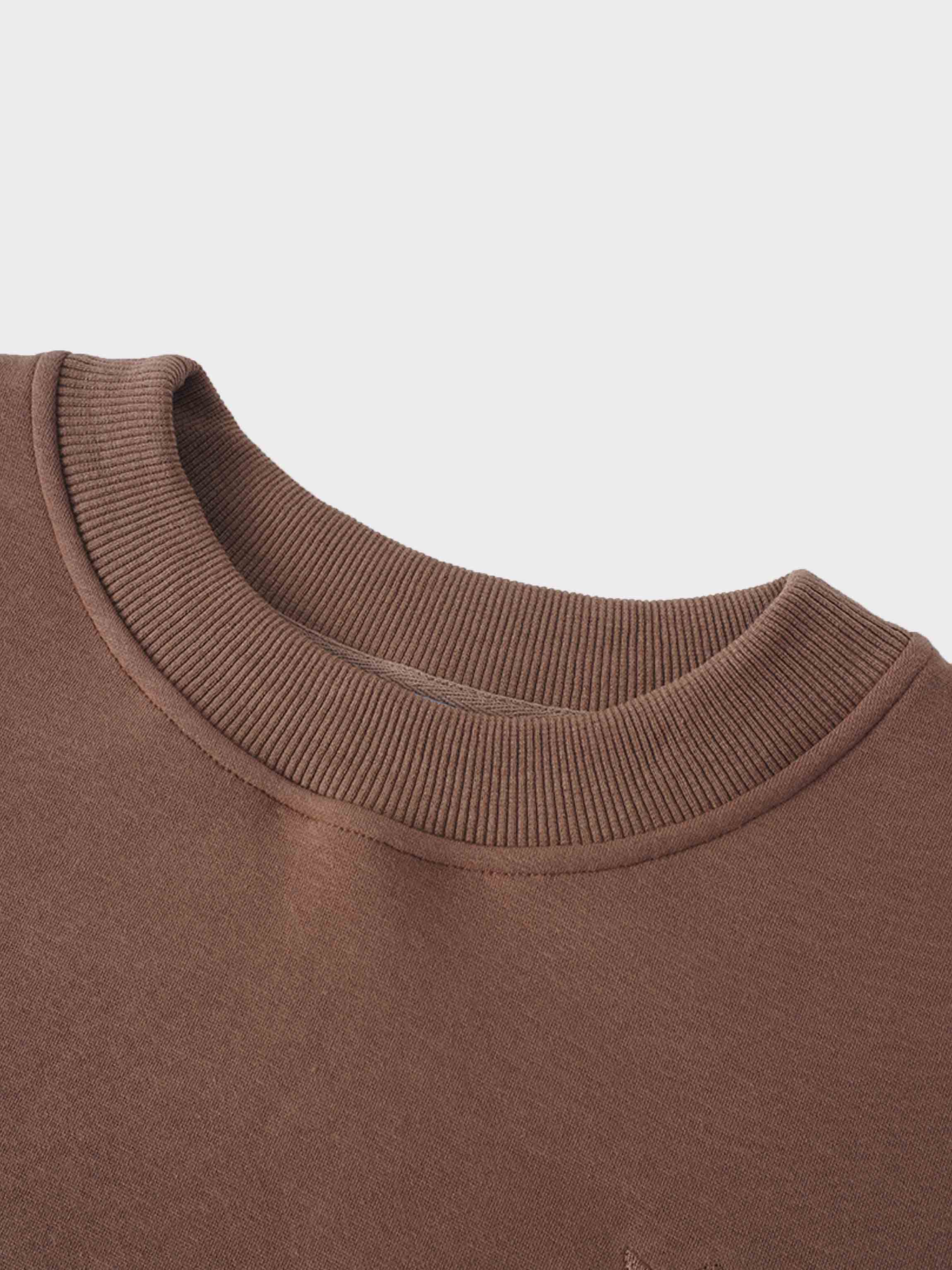 Logo Sweatshirt-Camel