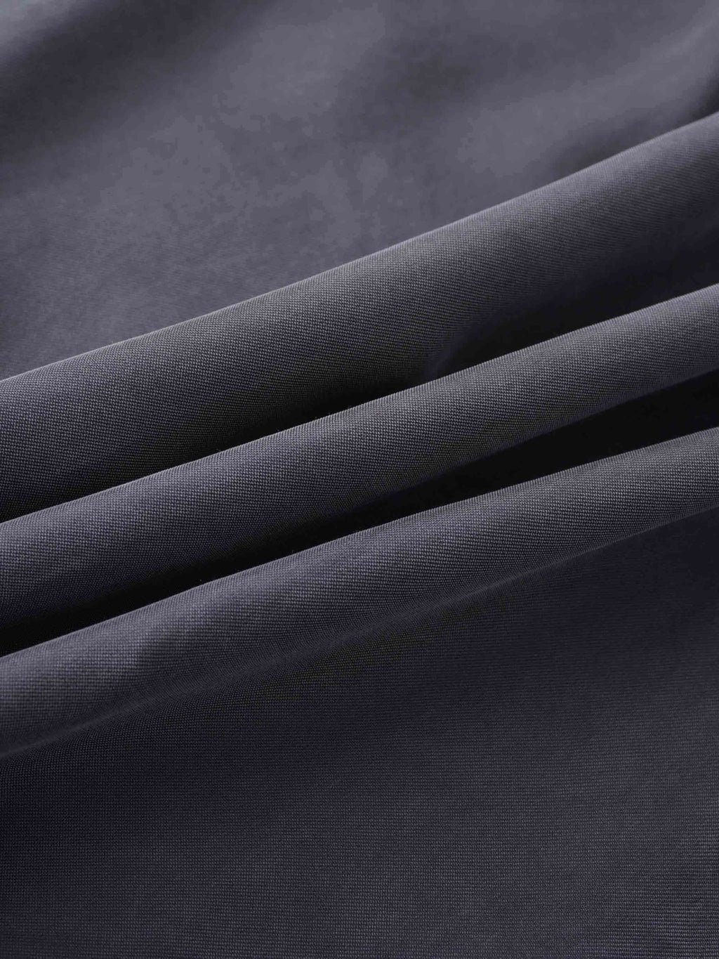 Cupro Crew Neck Slip Dress-Grey