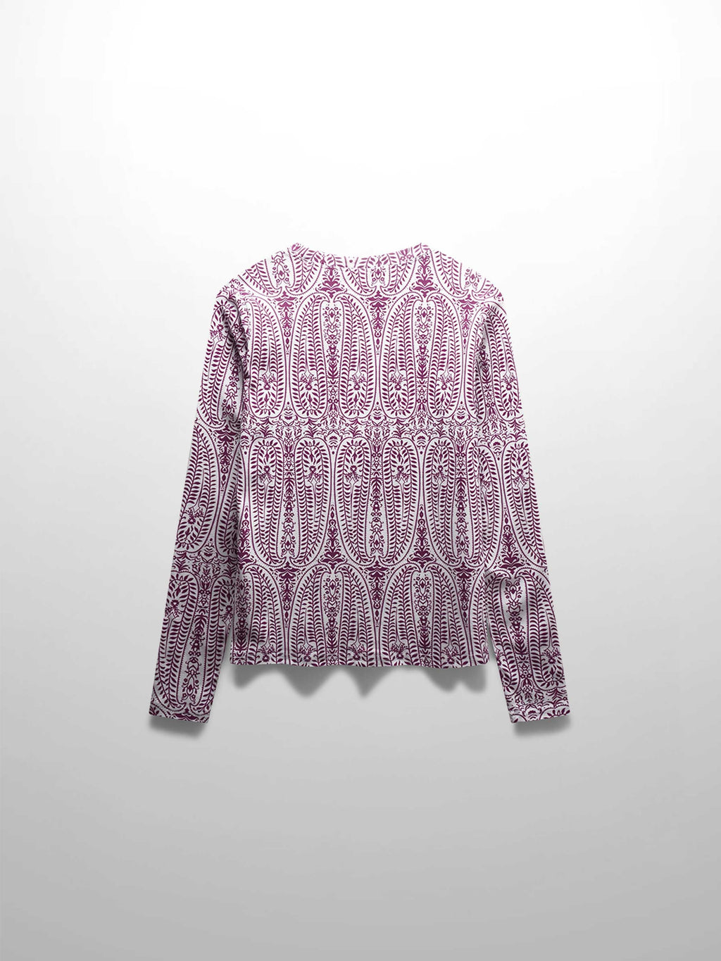 Basic Printed T-shirt-Paisley Vines