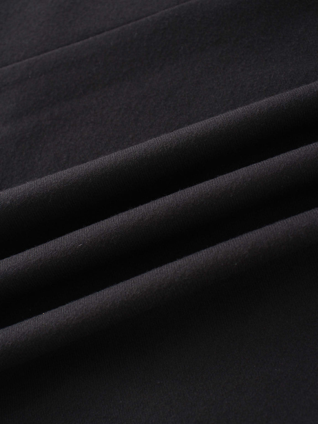 Basic A-Line Seamed Maxi Skirt-Black