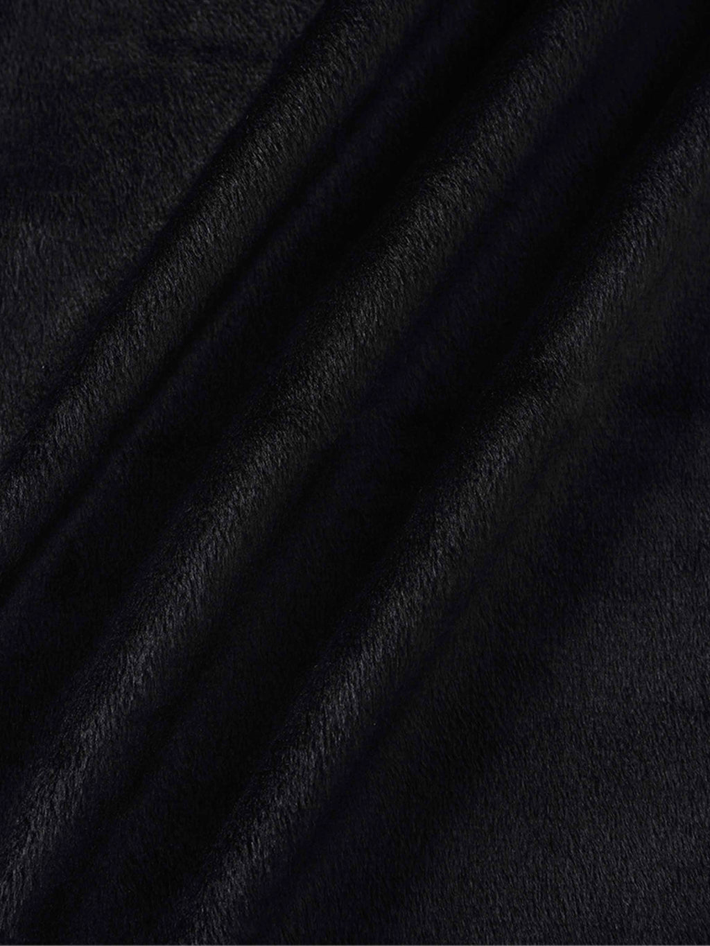 Velour Button Down Maxi Dress-Black